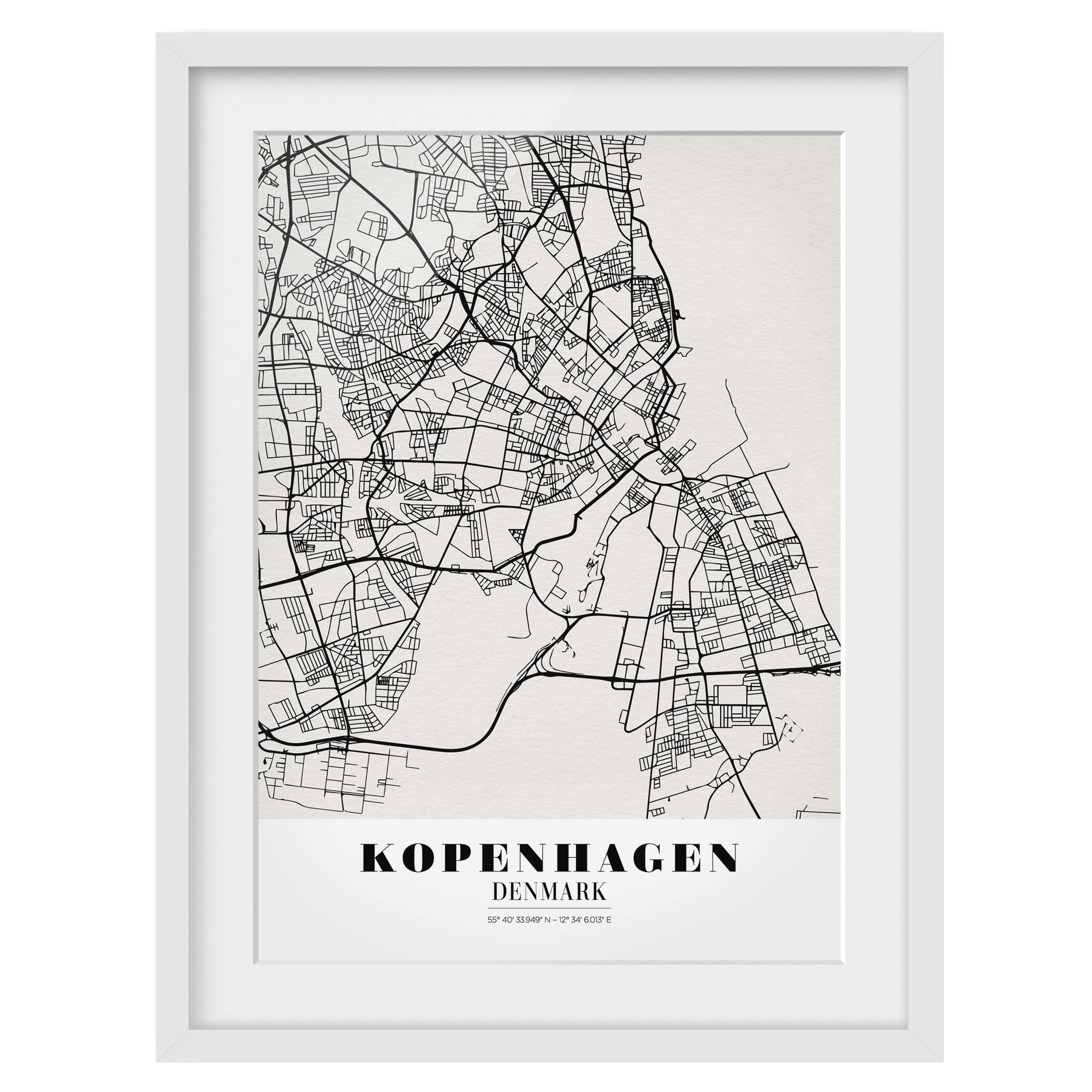 Tableau déco plan de Copenhague II