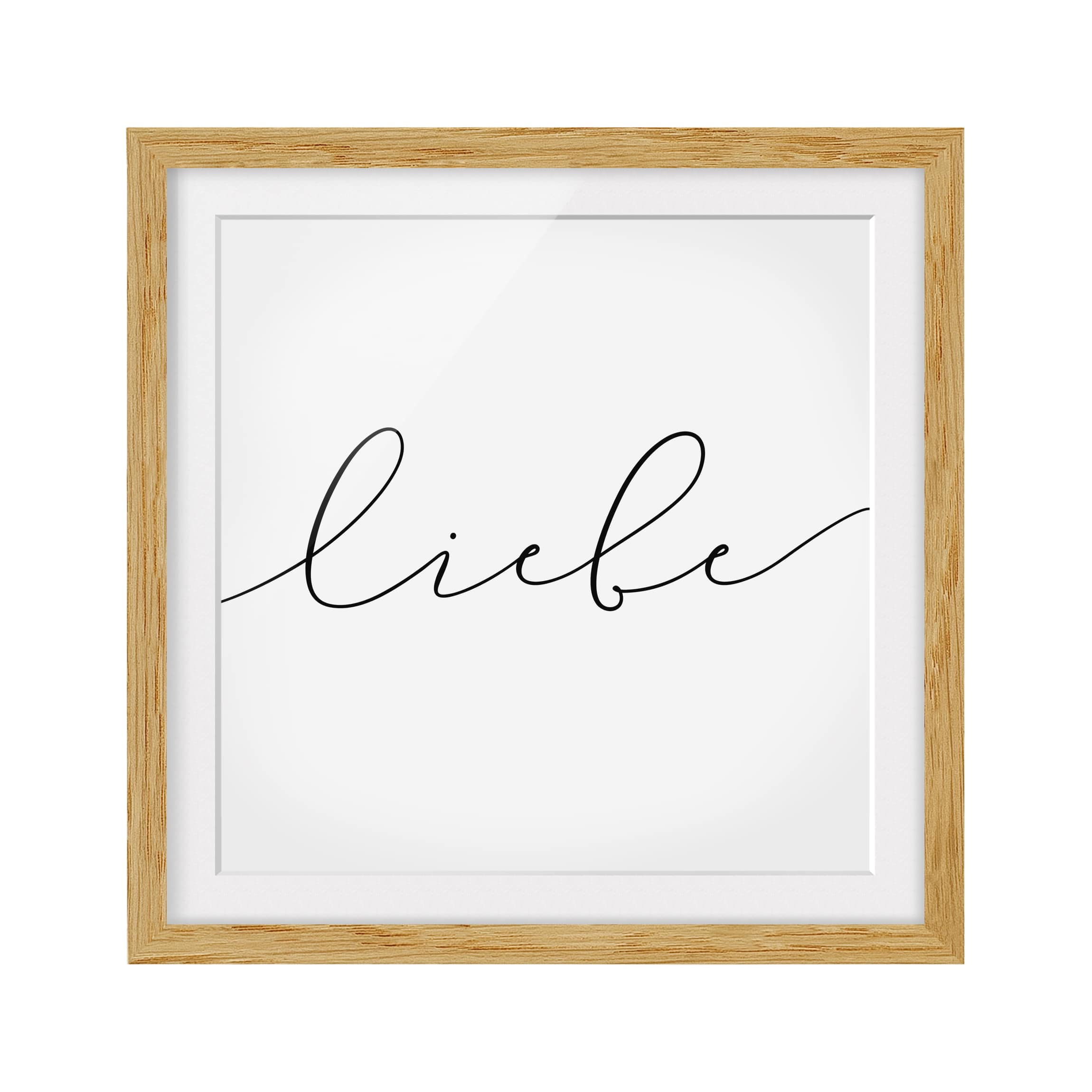 Impression d’art calligraphie Liebe IV