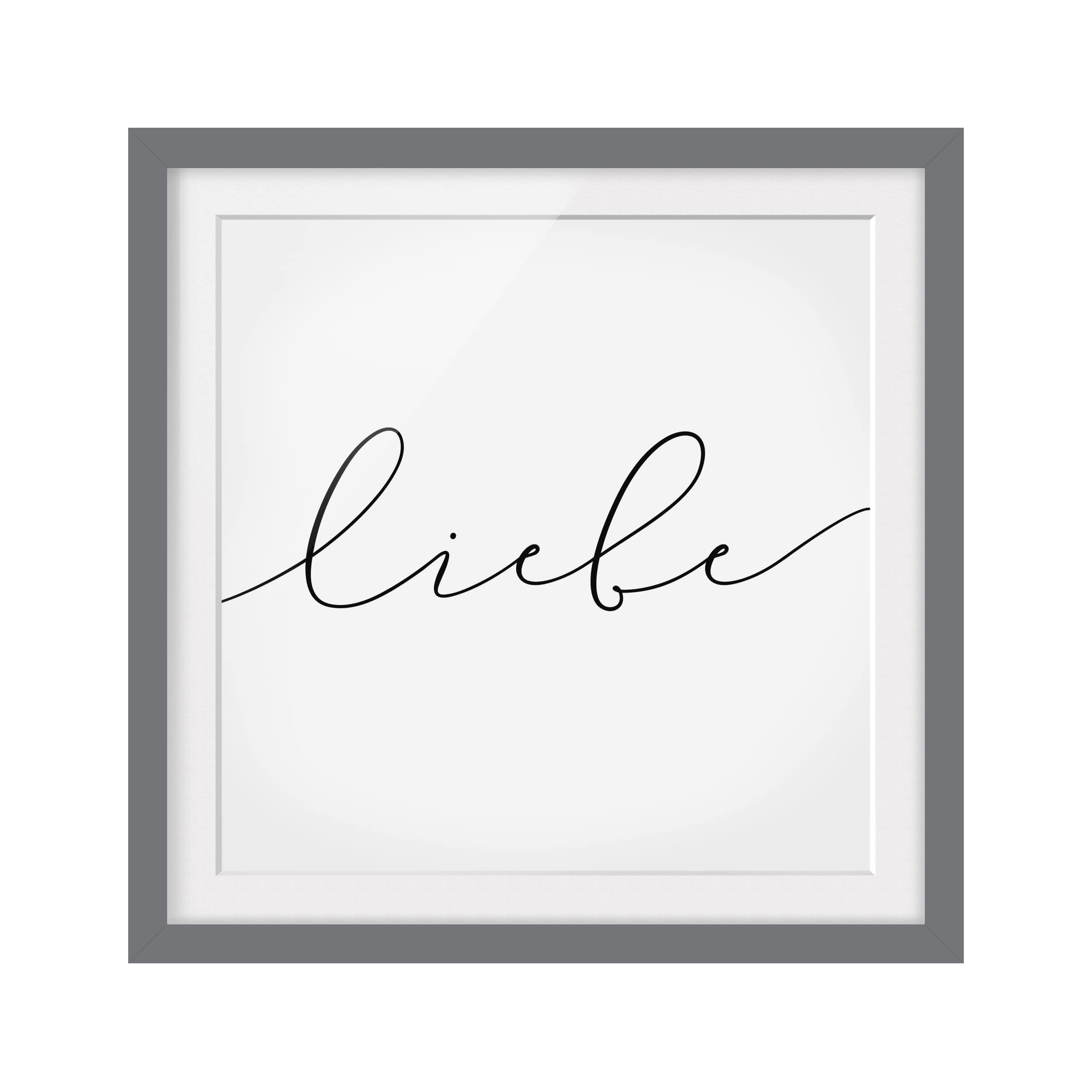 Impression d’art calligraphie Liebe III