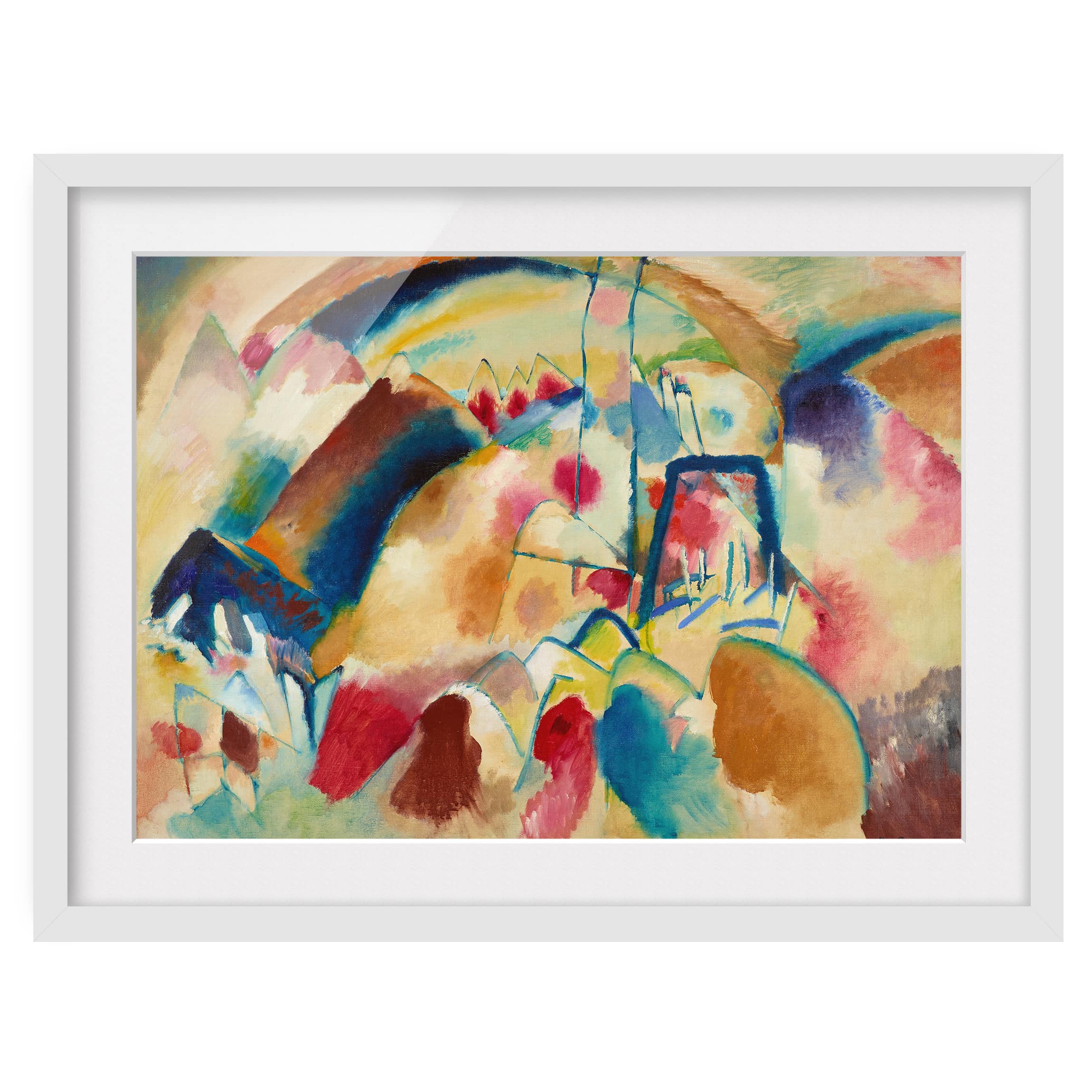 Impression d’art paysage avec église II