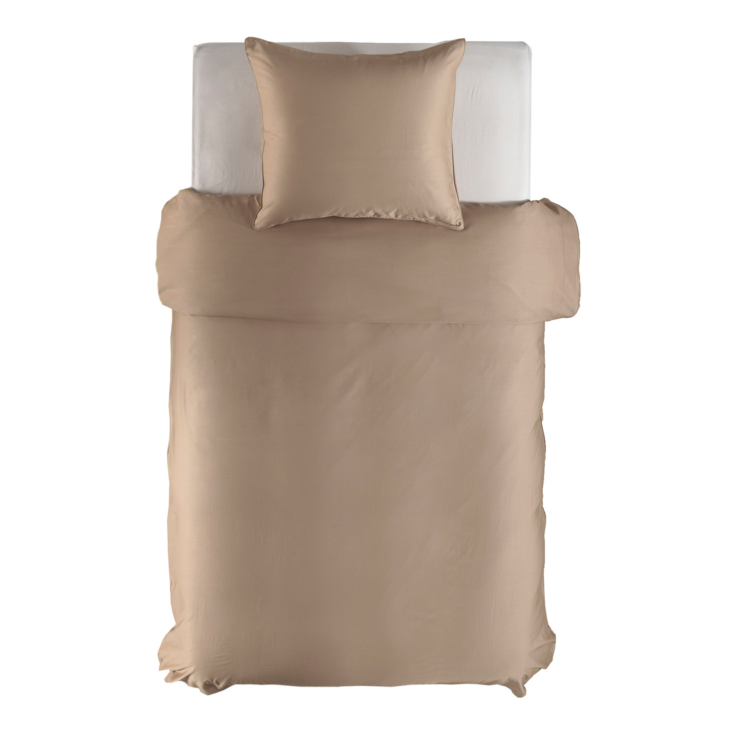 BLUE MOON Bio Renforcé Premium Bed Linen in All Sizes 135 x 200 | 140 x 200 | 155 x 220 (Flower Sand, 155 x 220 80 x 80 cm