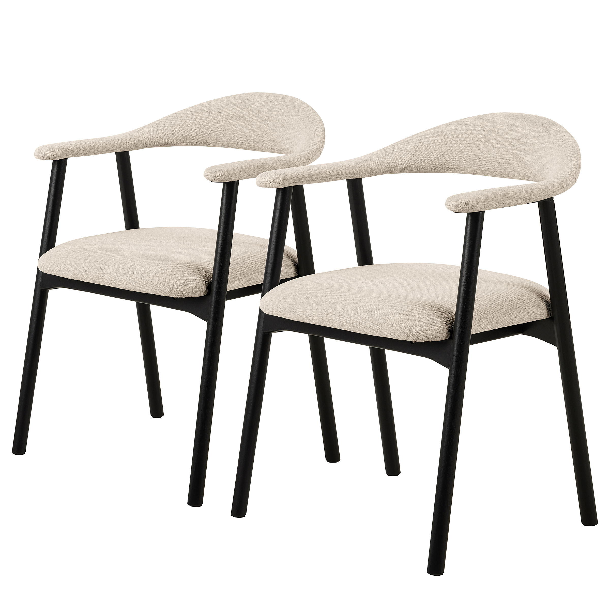 Armleunstoel MESITA set van 2 kopen | home24