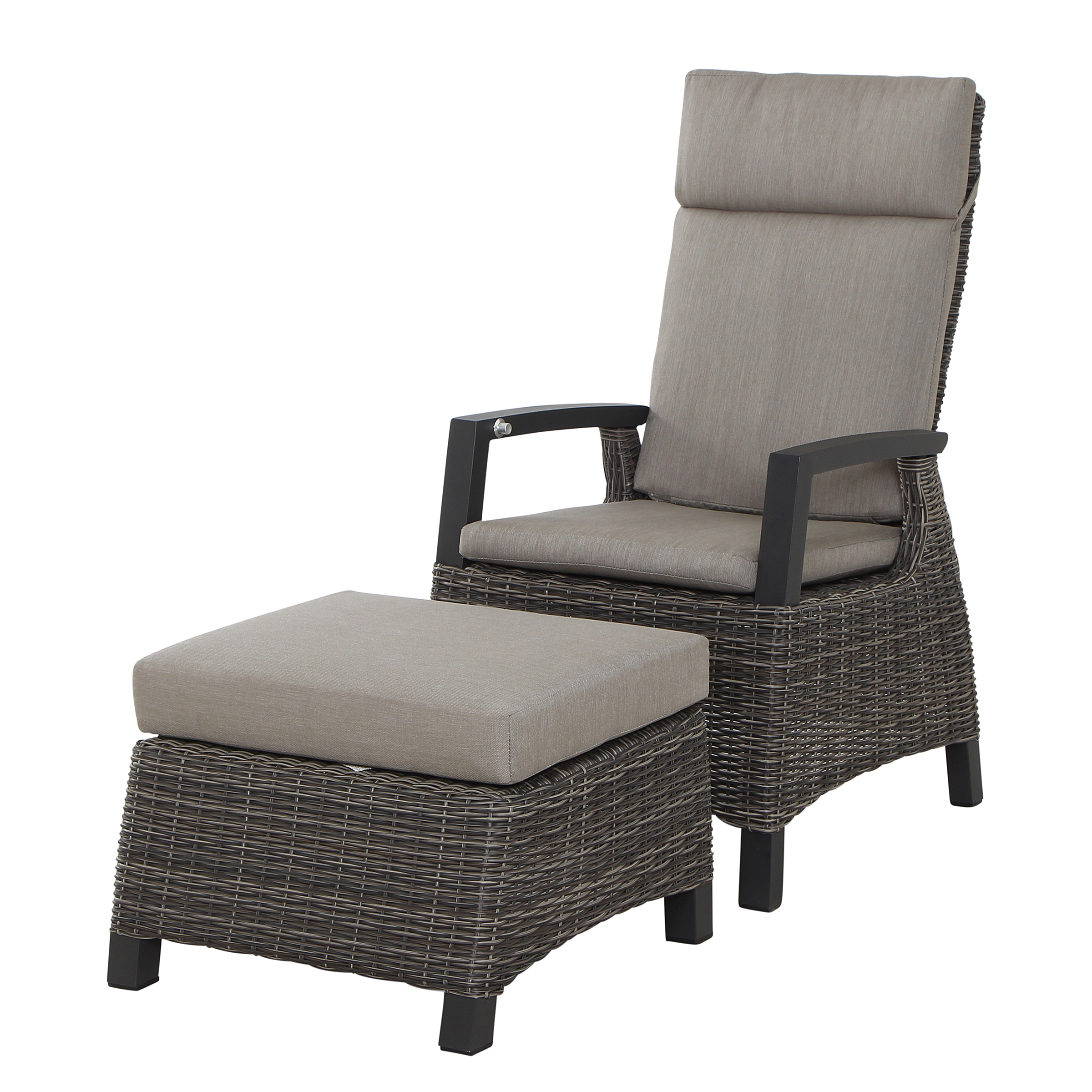 Fauteuil de jardin Corido avec tabouret | Je commande ! | home24