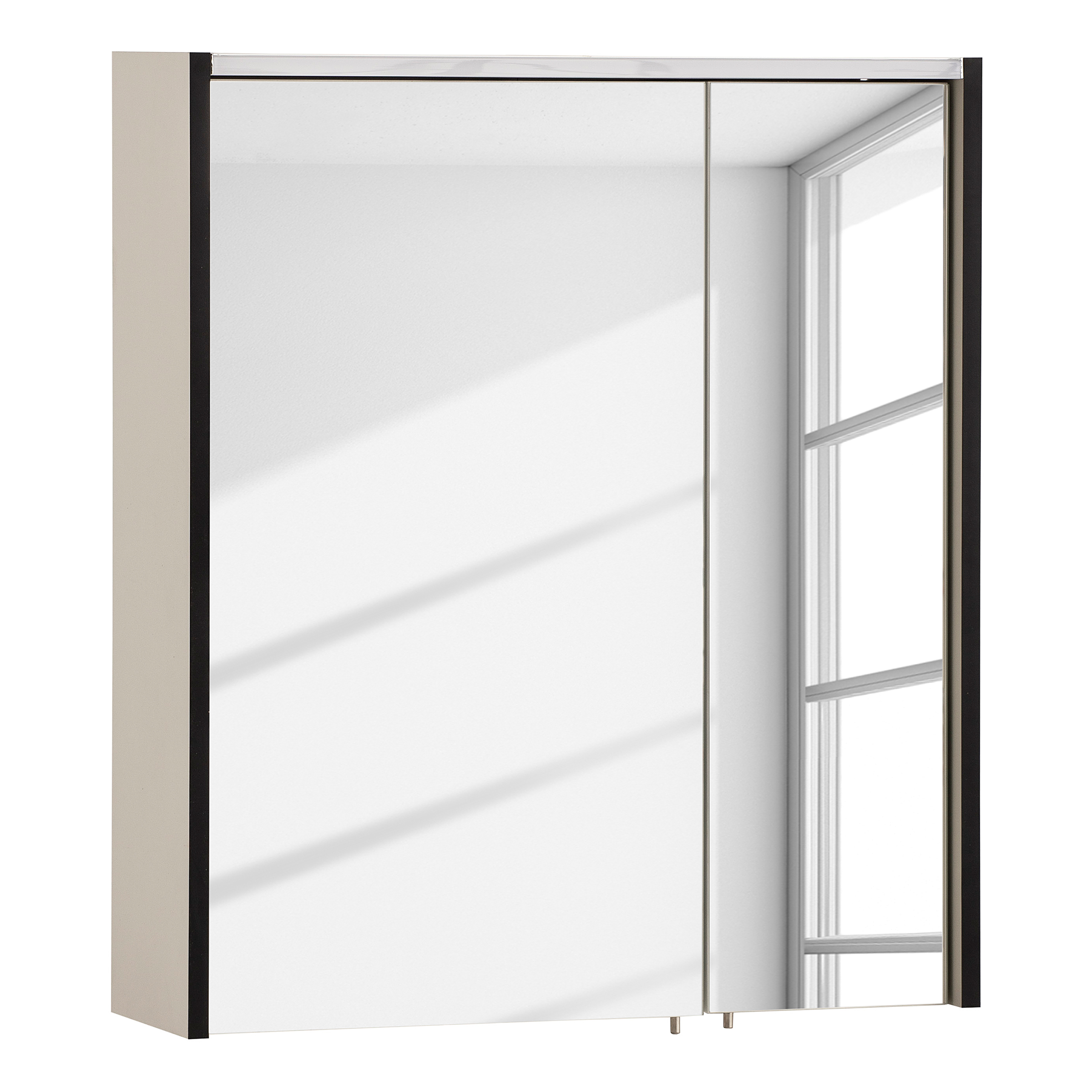 Armadietto Da Bagno Con Specchio Illuminato A LED, 76,2x86,2 Cm, Luci Regolabili 3 Colori, Anti-Appannamento, 2 Prese E 2 Porte USB, Alluminio
