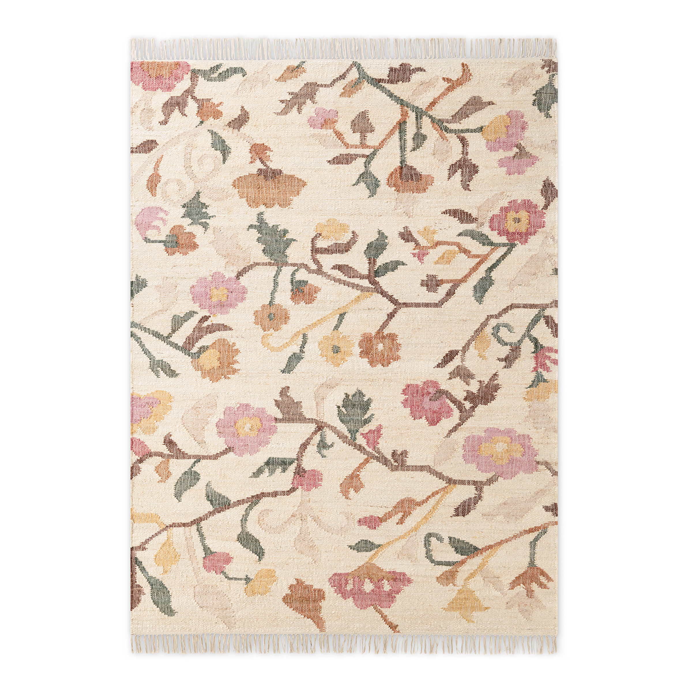 Chemin De Table Kilim Ancien – Village Liechtenstein – 30 X 65 Cm – Tapisserie Main