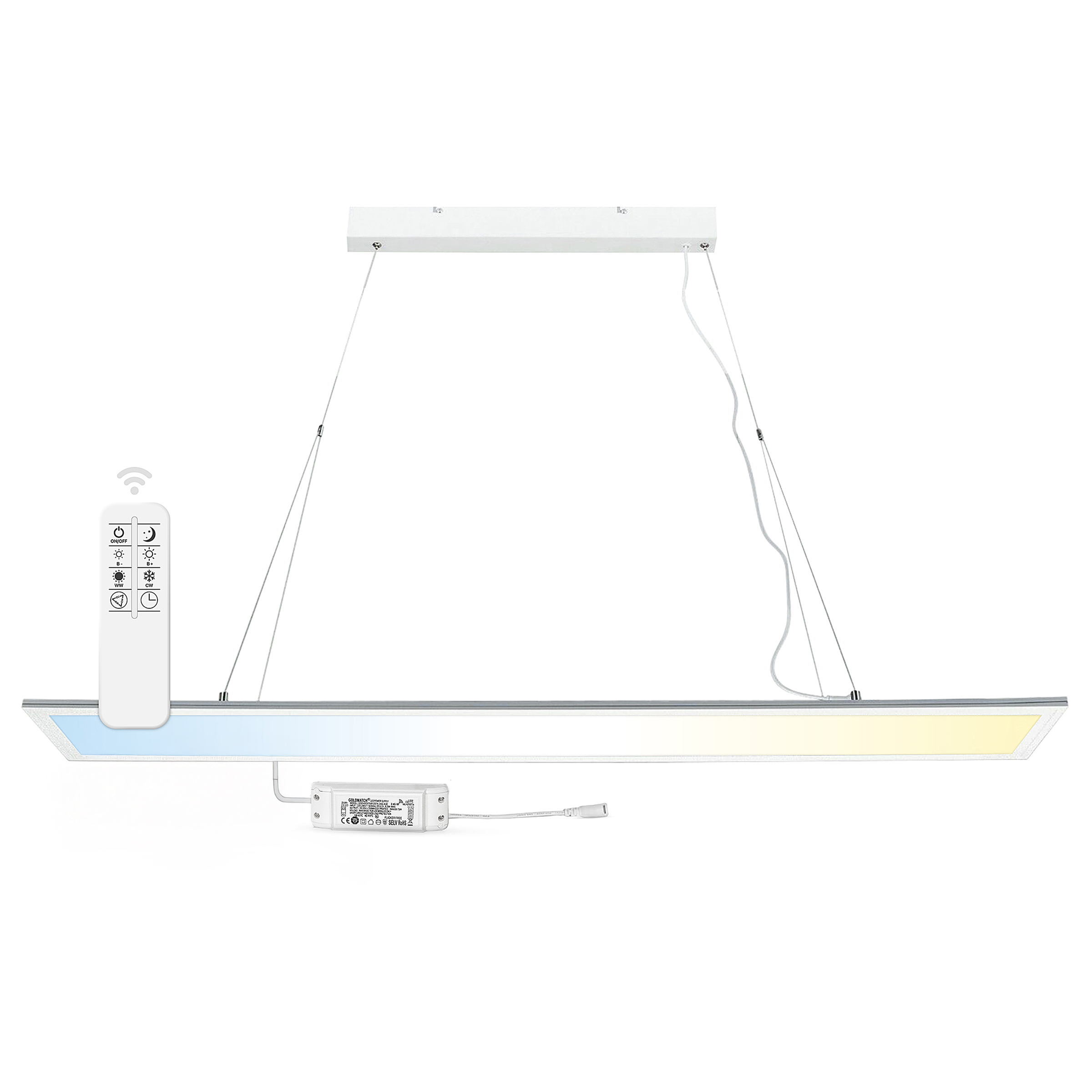 Hangpaneel Lecom 11047 120x20 set van 3 kopen | home24