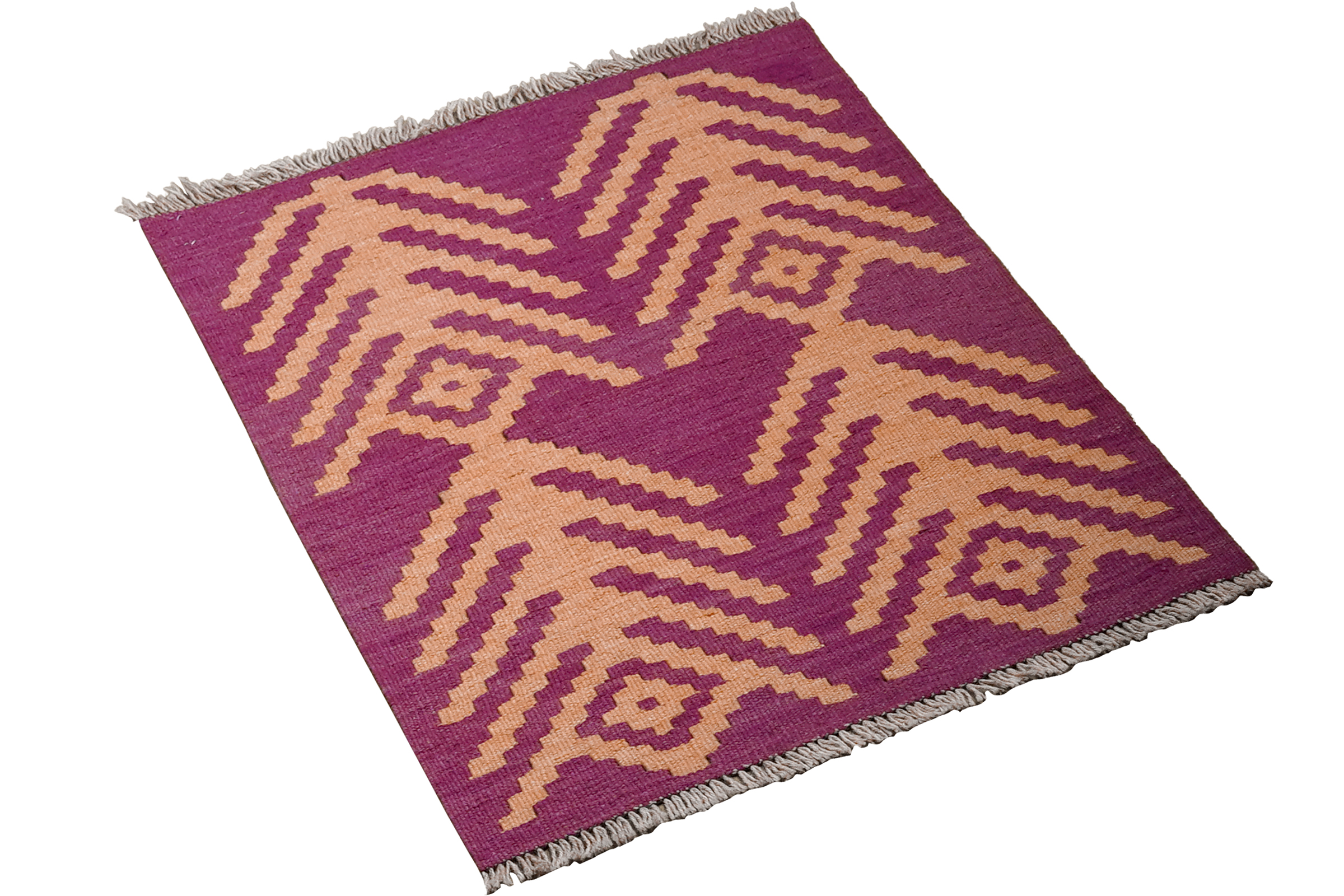 Grand Tapis Kelim Ghashgai Tissé Main - Laine - 223 X 165 Cm - Multicolore