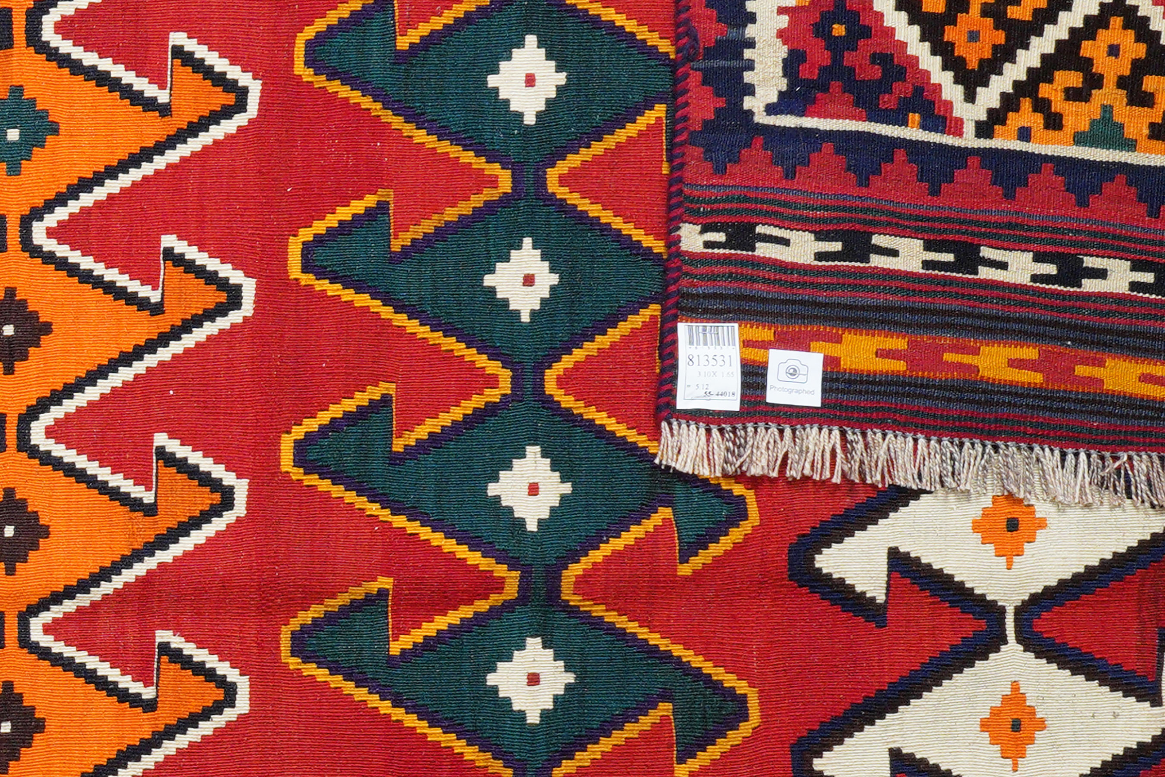 Tapis Ghashgai Kelim Tissé Main, Laine, 154x95 Cm, Multicolore