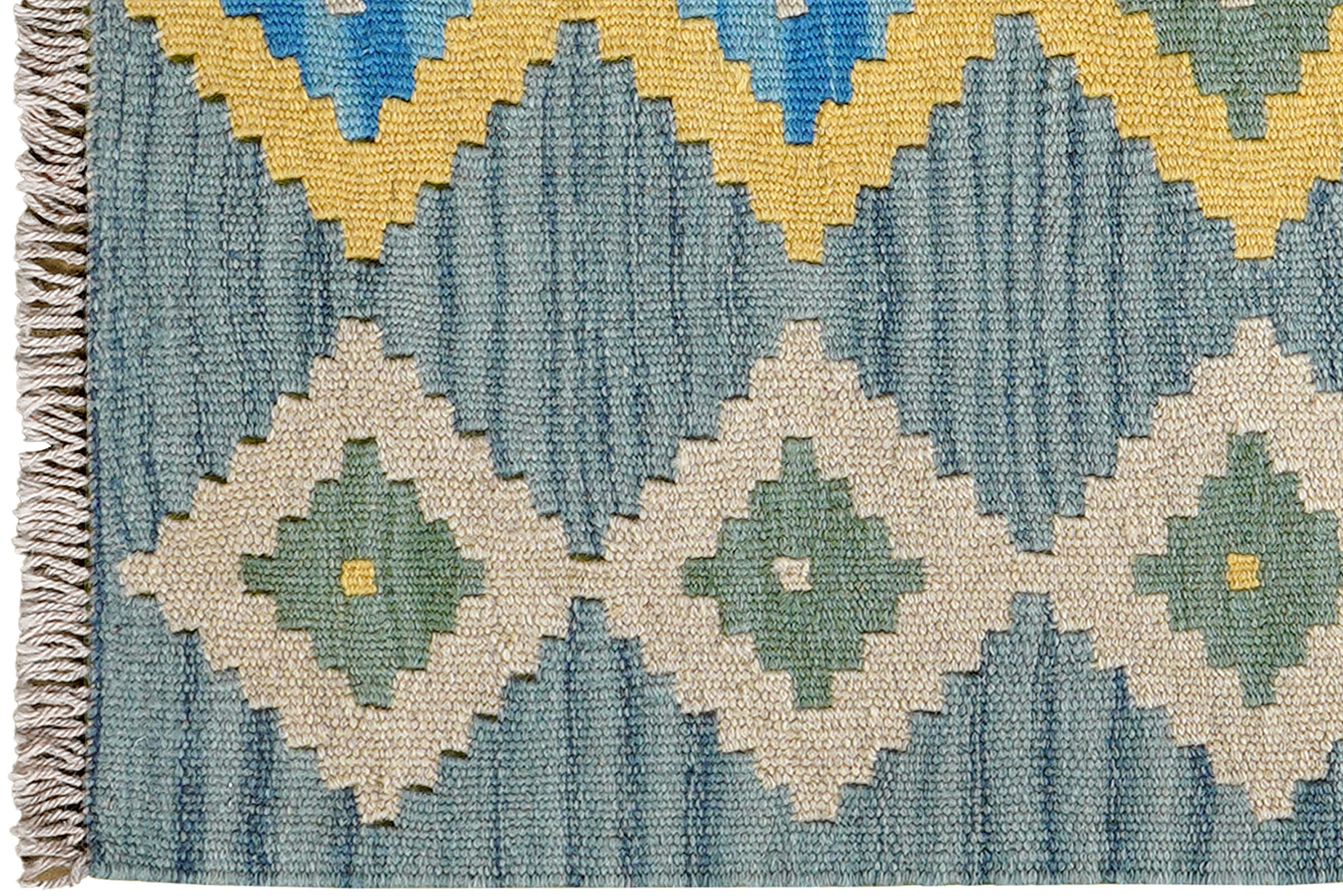 IC385 Tissés à la Main Tapis en Laine Ghashgai Kelim Nature Couleur 223
