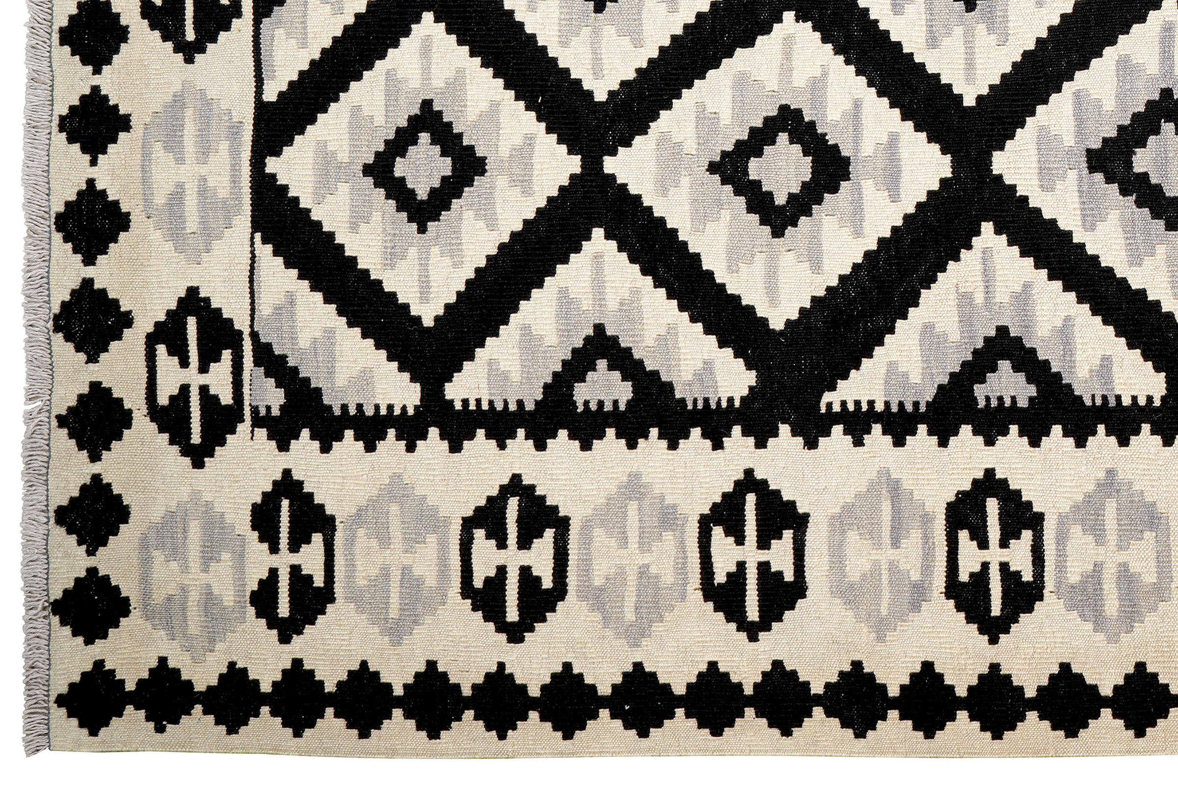 Découvrez Tapis tissé à la main Kelim Zohra Multicouleur/Rouge en
