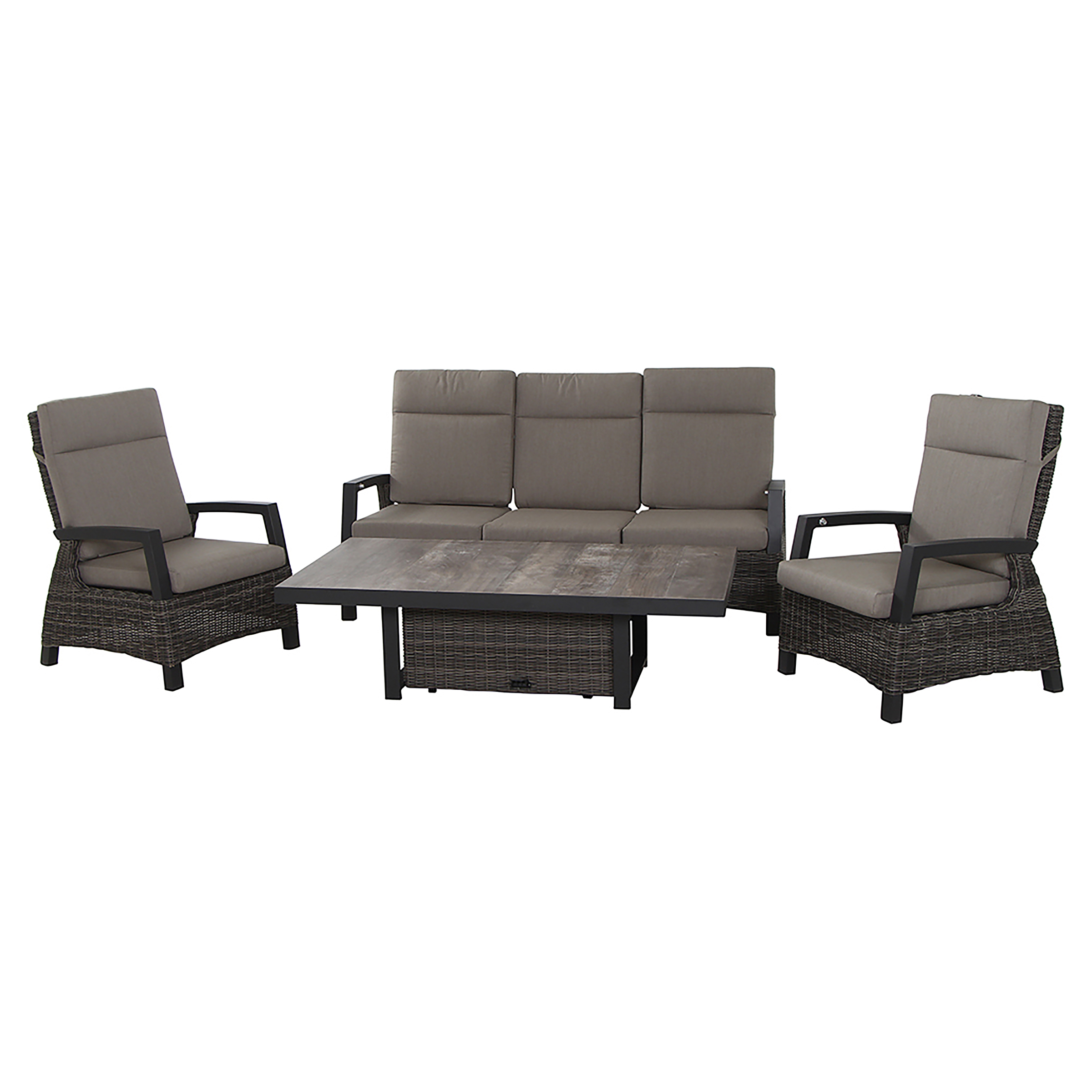Set loungemeubels Corido type D 4-delig kopen | home24
