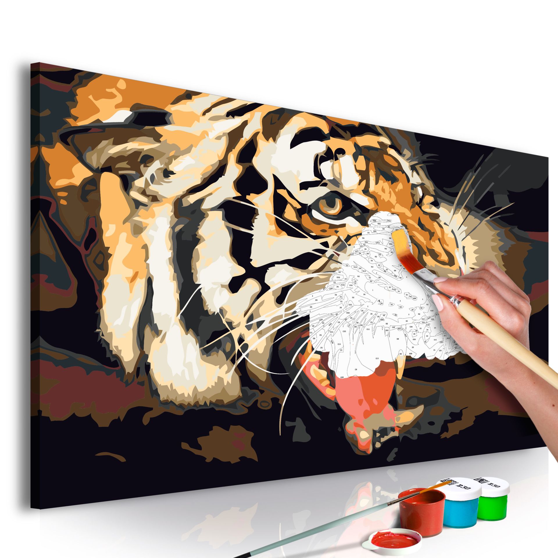 Wandbild Malen nach Zahlen Tiere Fi kaufen | home24