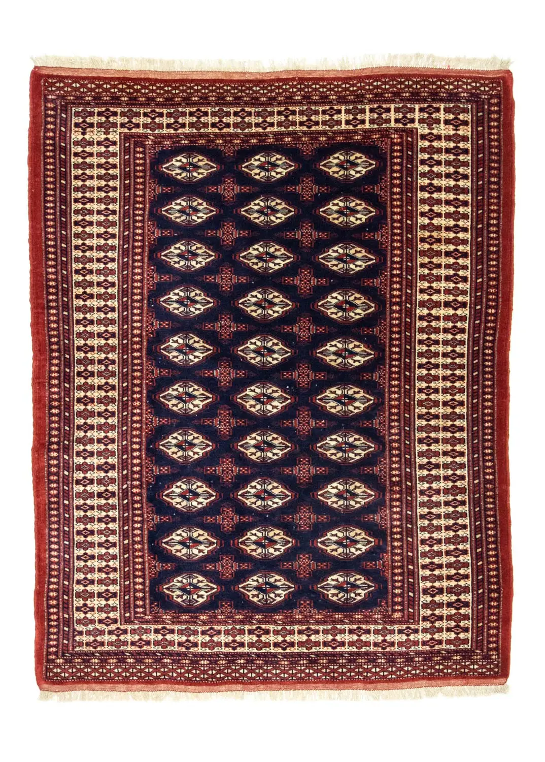 Turkaman Teppich - 186 x 139 cm - rot