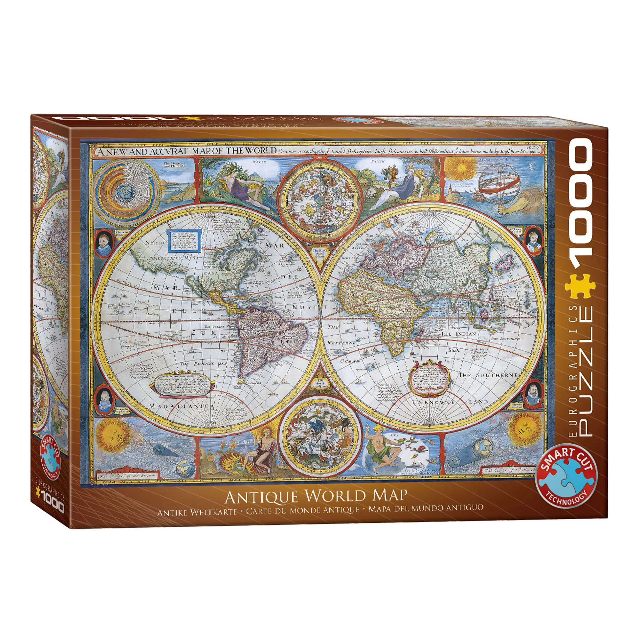 Puzzle Karte der antiken Welt