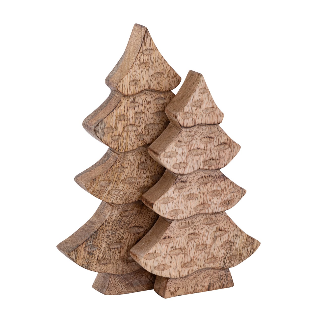 Howa XXL Deko Weihnachtsbaum Holz 134cm - Mit 24 Haken & 4 Stangen