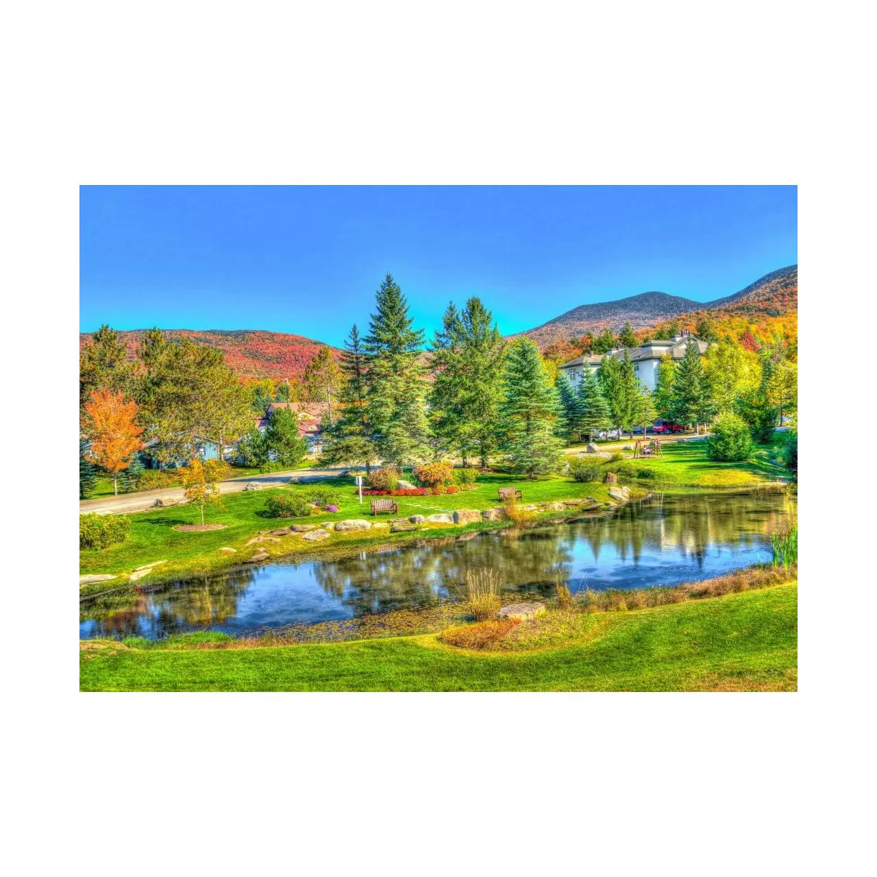 1000 Puzzle Vermont Stowe Teile USA