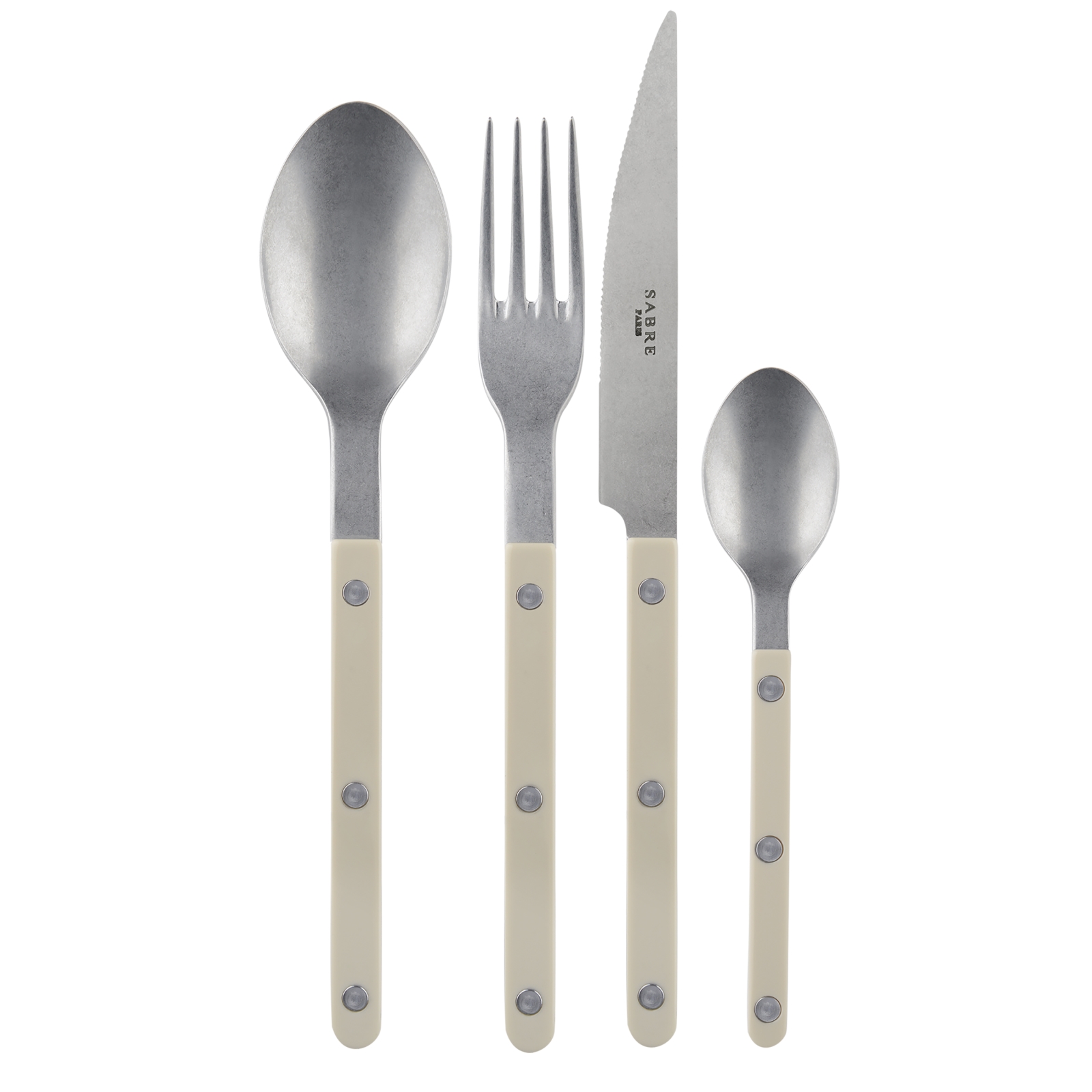 Bistrot Vintage Corne, Effet Corne - Coffret Set Les Essentiels - ensemble de 4 couverts de service main image 0