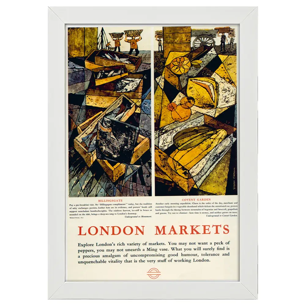 Markets Poster Bilderrahmen 1961