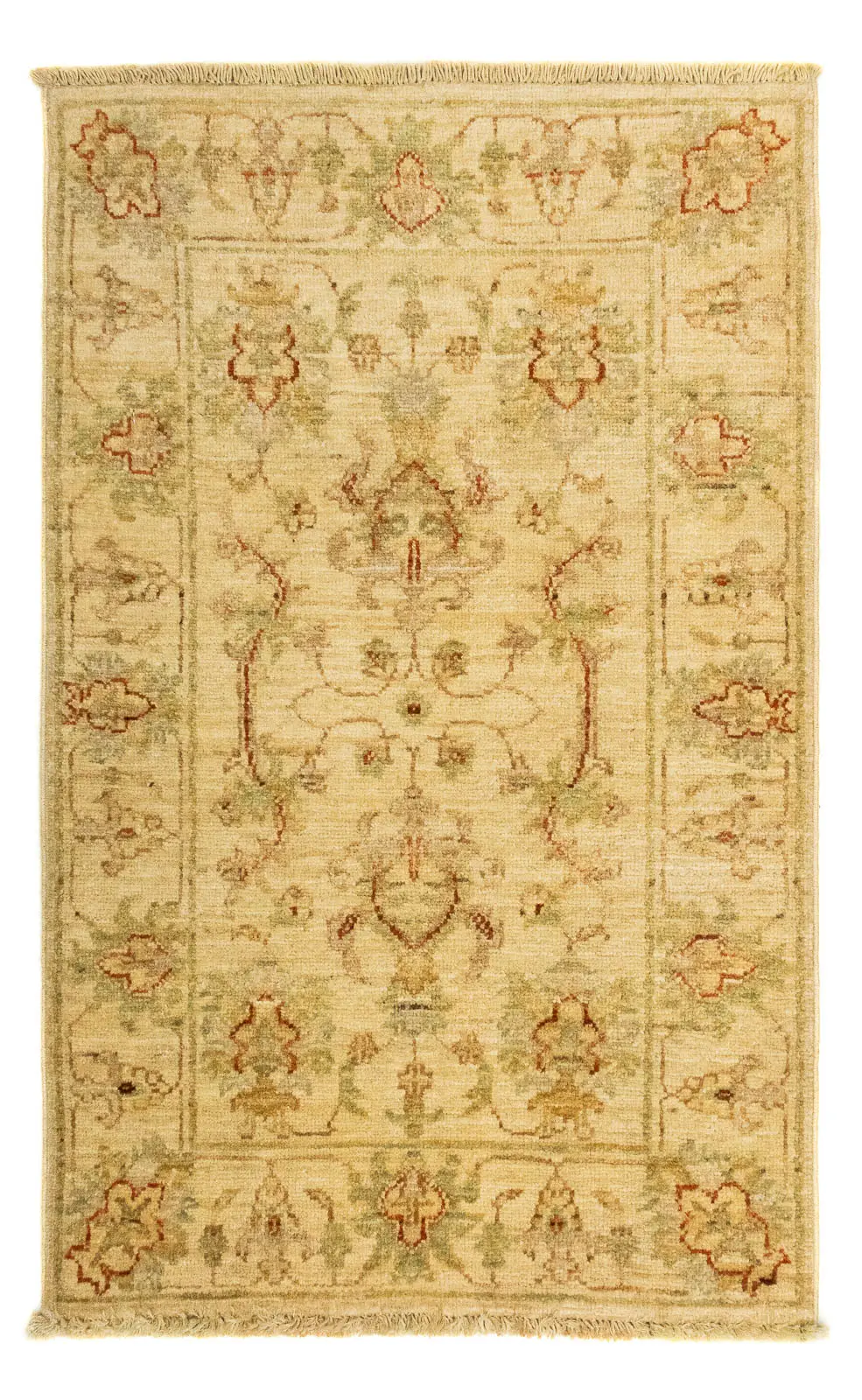 Ziegler Teppich - 90 x 59 cm - beige