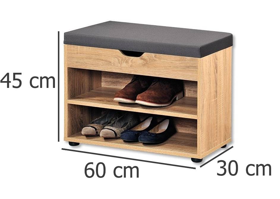 Schuhschrank aus Holz mit Sitz kaufen