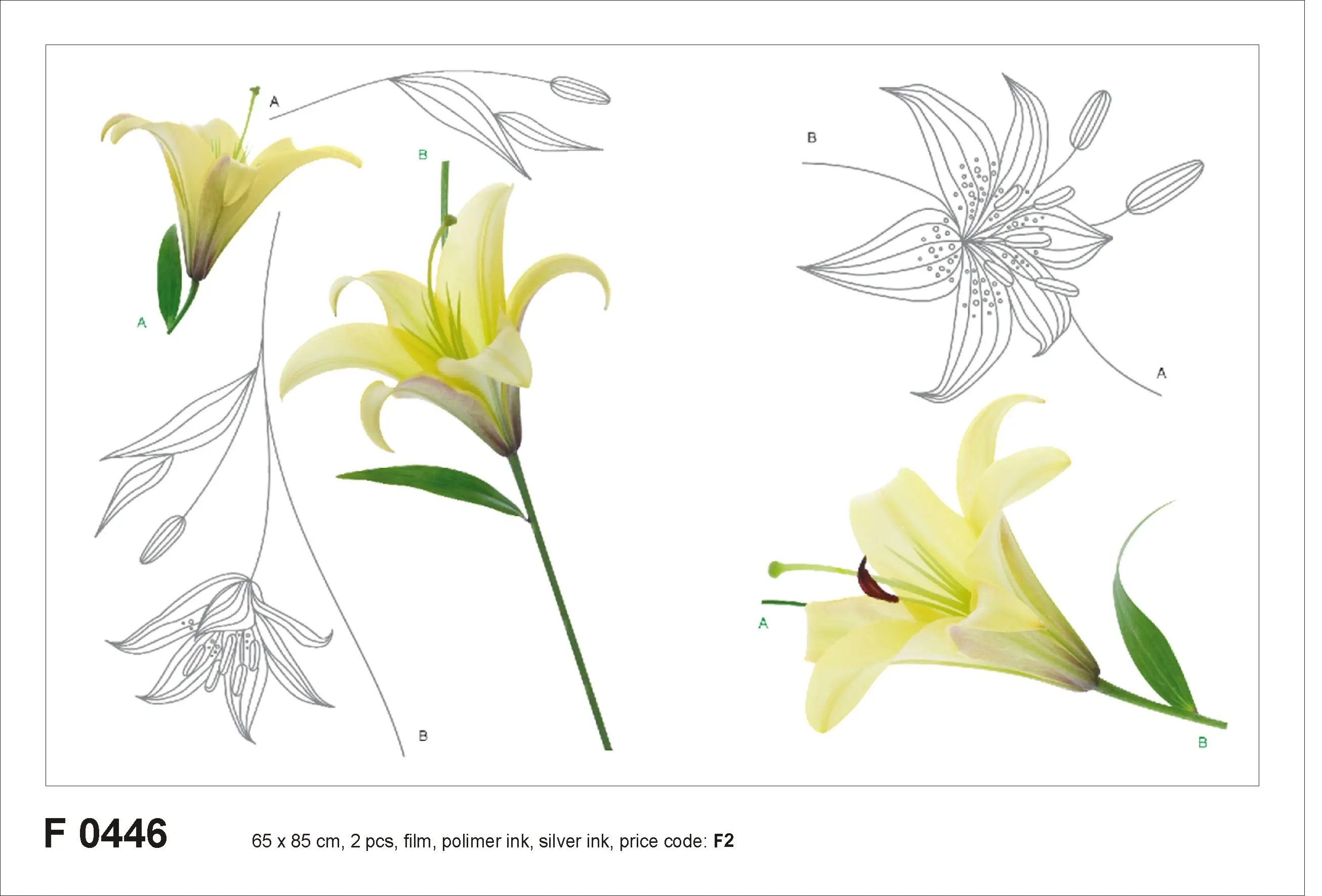 Wandtattoo Blumen | Poster