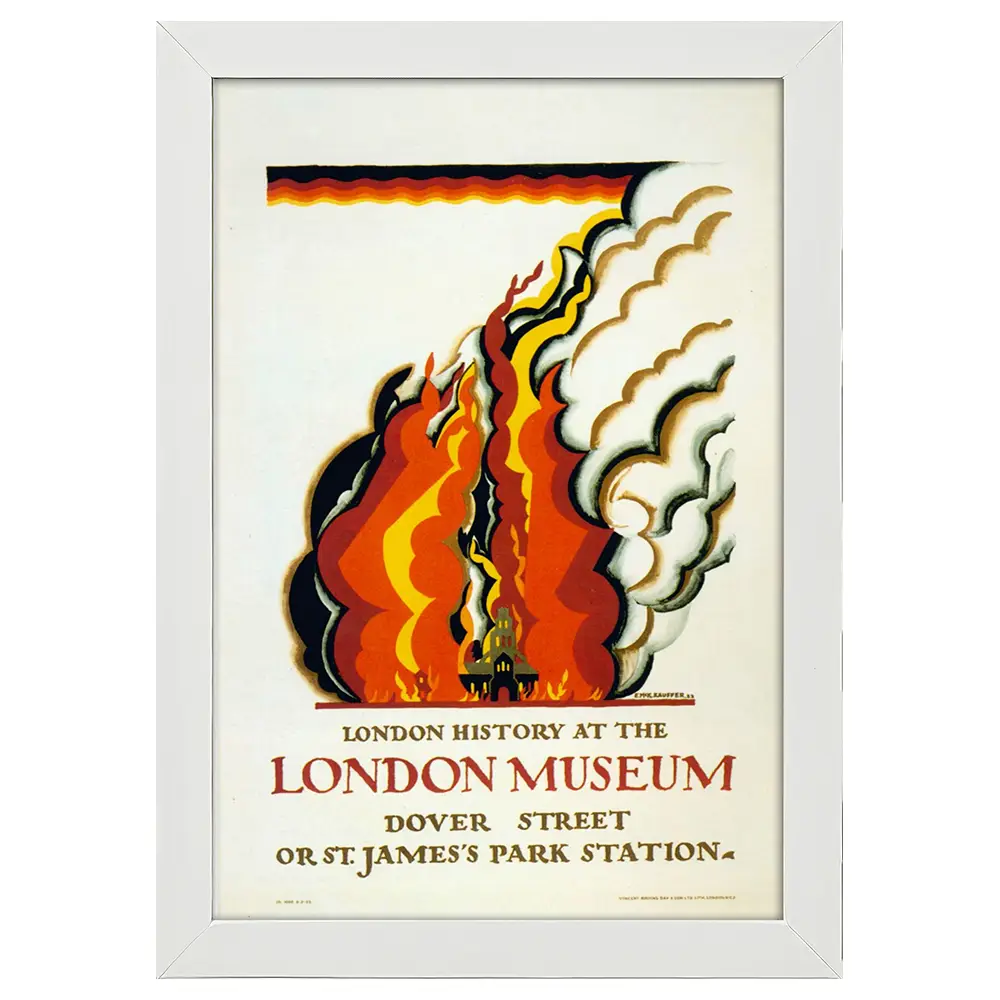 1922 Poster Museum Bilderrahmen London