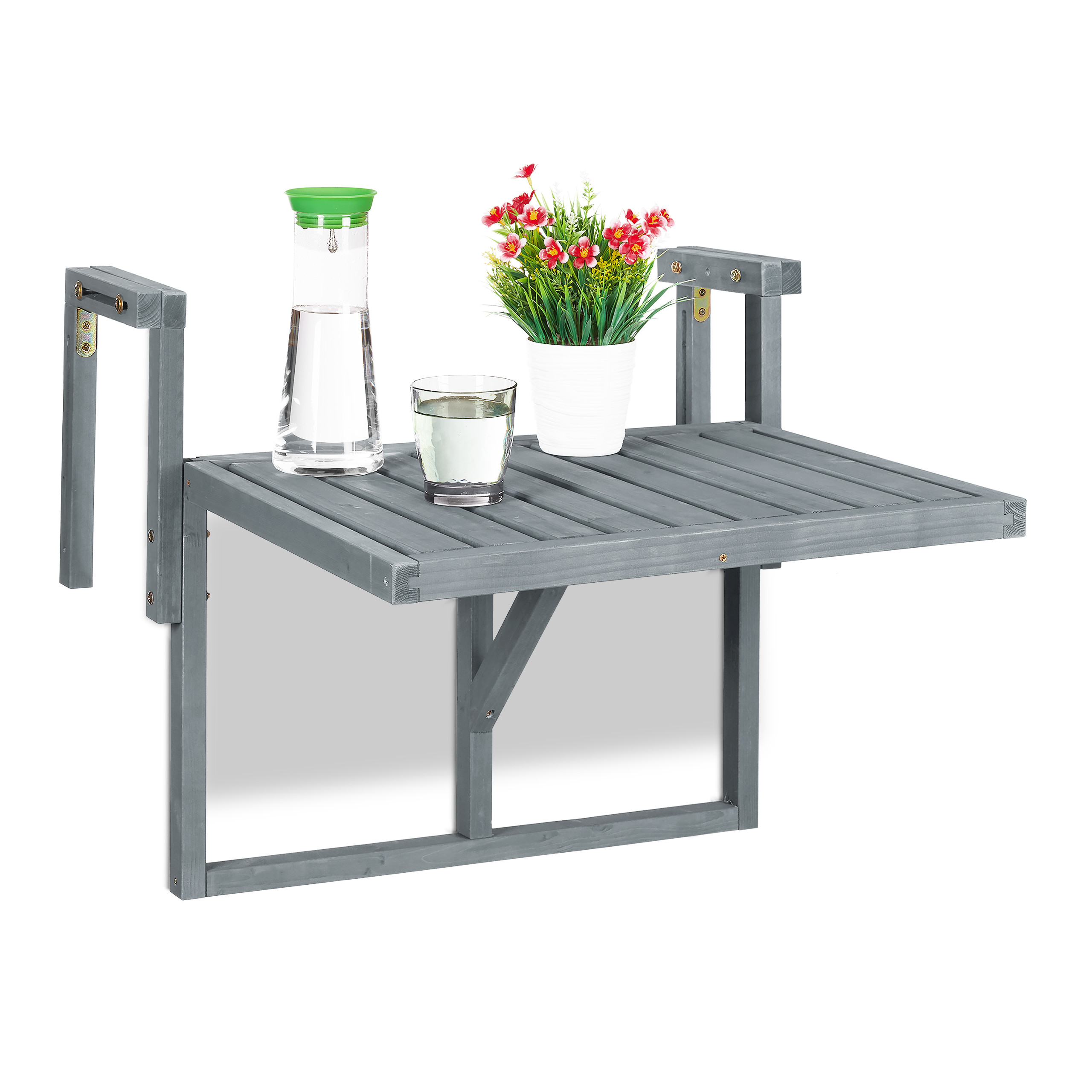 Balkon Hängetisch in Grau kaufen