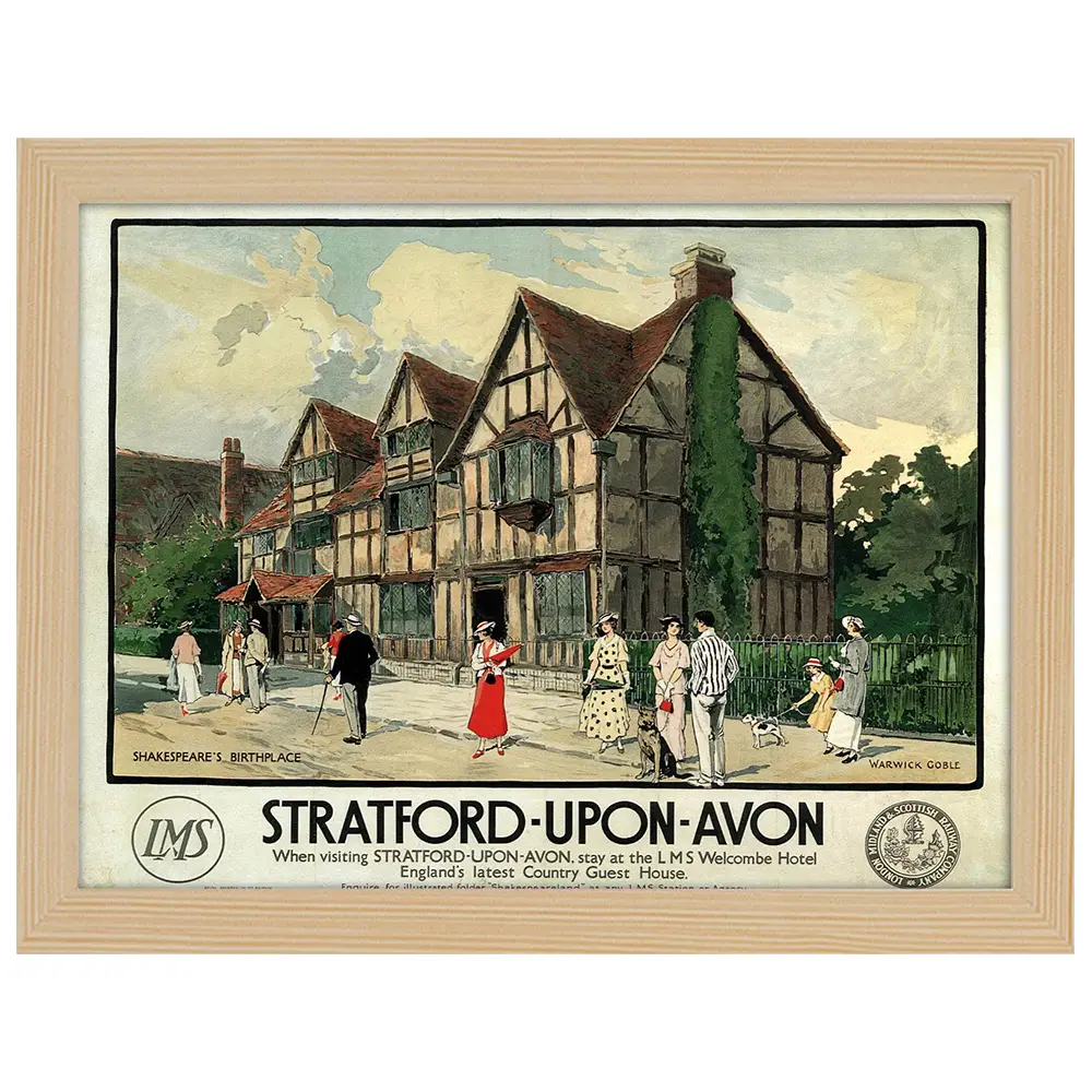 Stratford-Upon-Avon Poster Bilderrahmen
