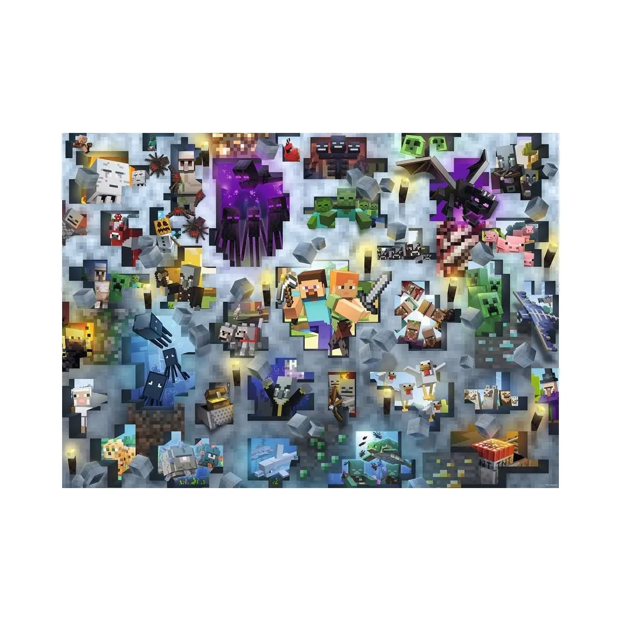 Puzzle Minecraft Herausforderung