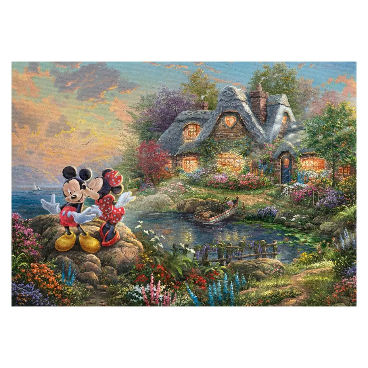 Sweethearts Puzzle Minnie Mickey