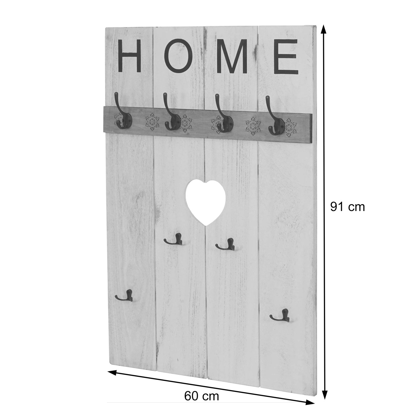 Wandgarderobe C89 Home Shabby-Look kaufen