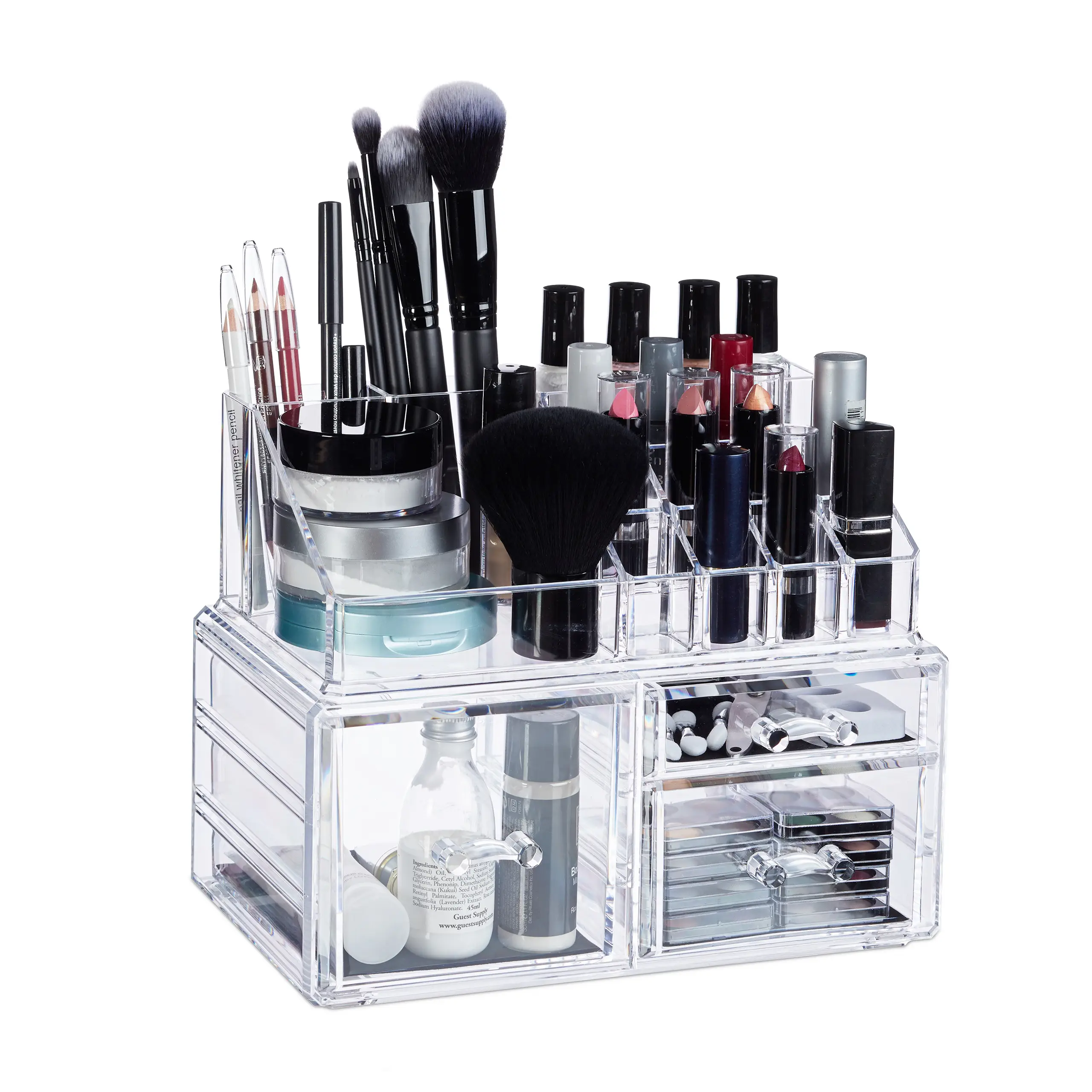 Make-Up Organizer mit 3 Schubladen | Kosmetik-Aufbewahrung