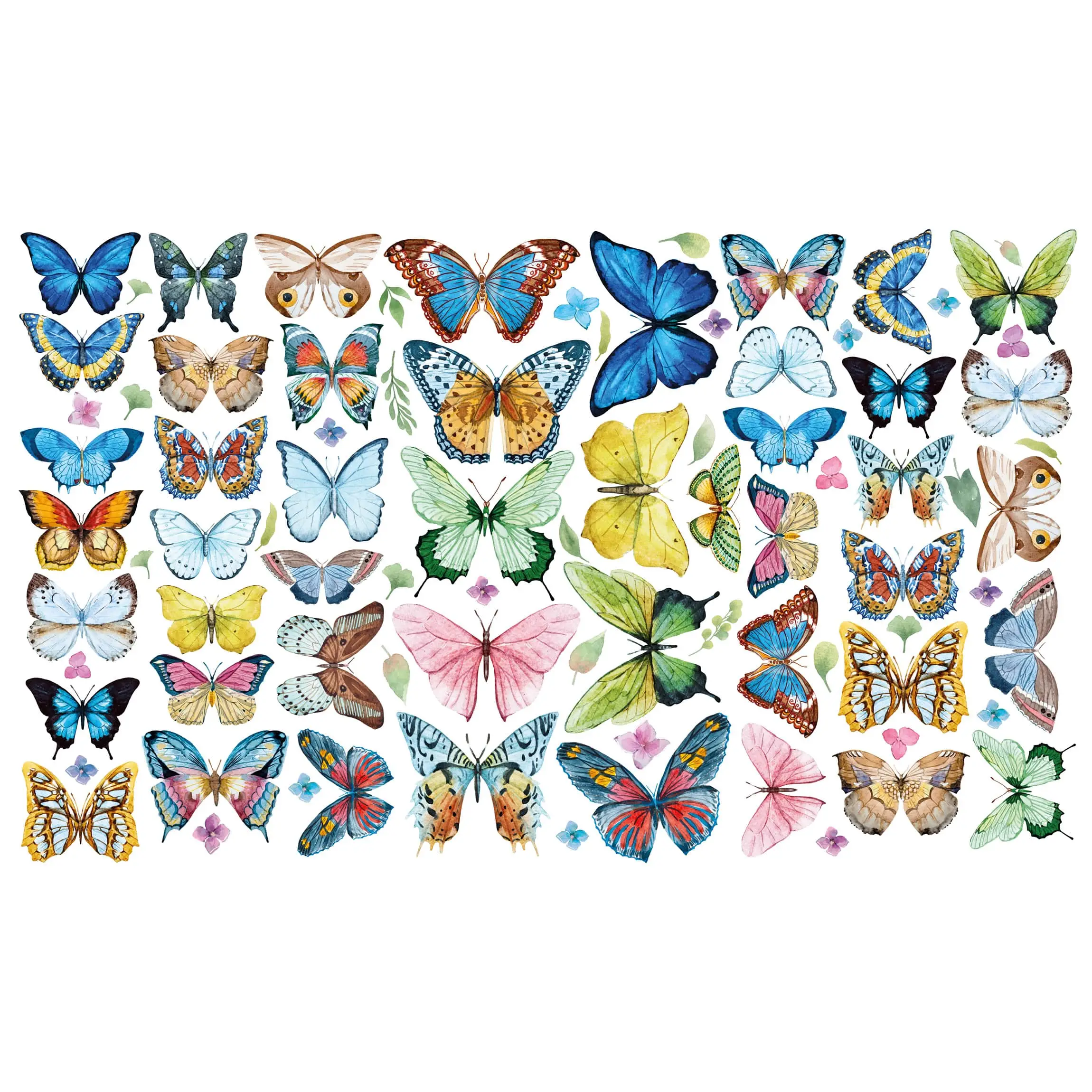 Schmetterlinge Aquarell XXL Set