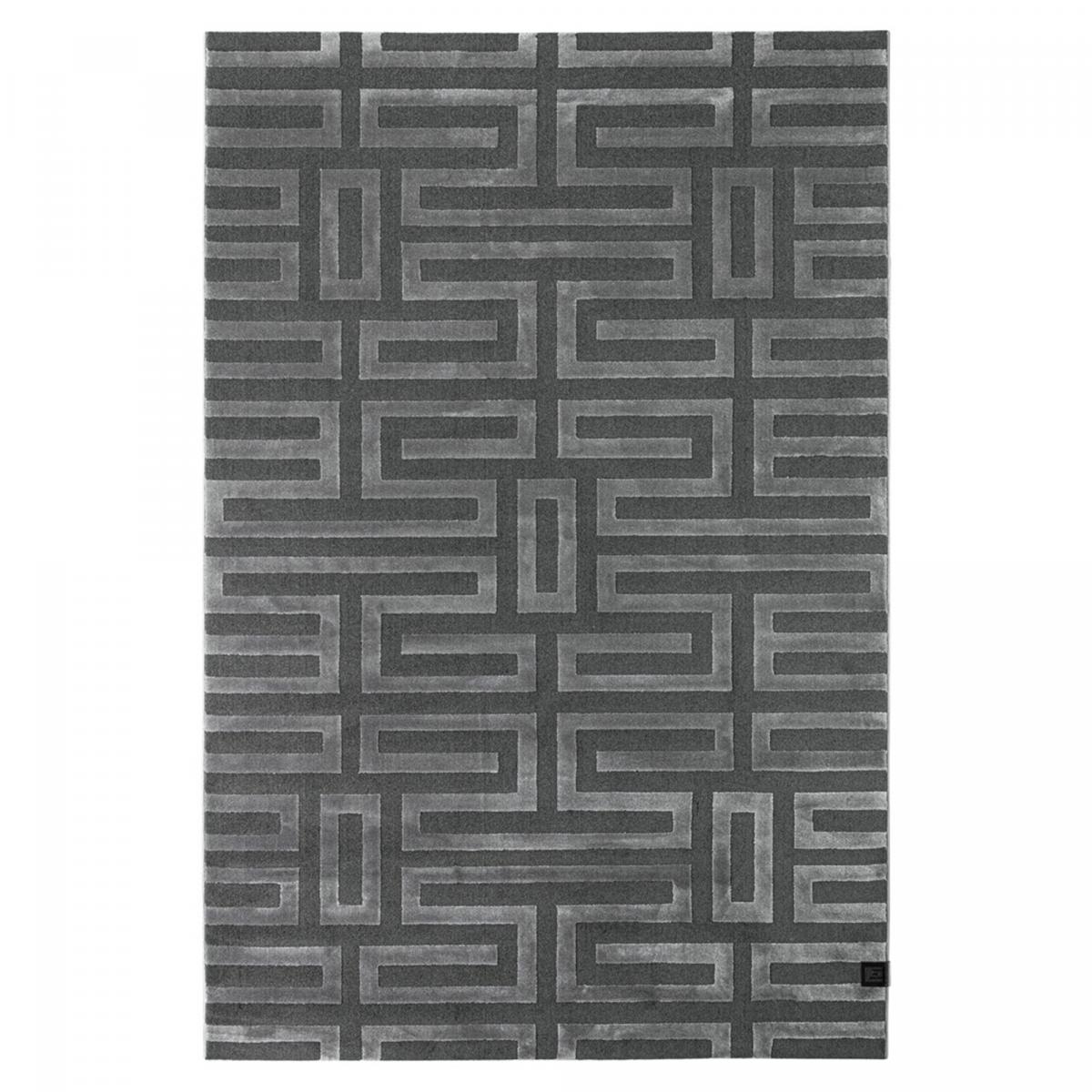 Tapis de salon 160x230 cm Polyester Triangle Jaune