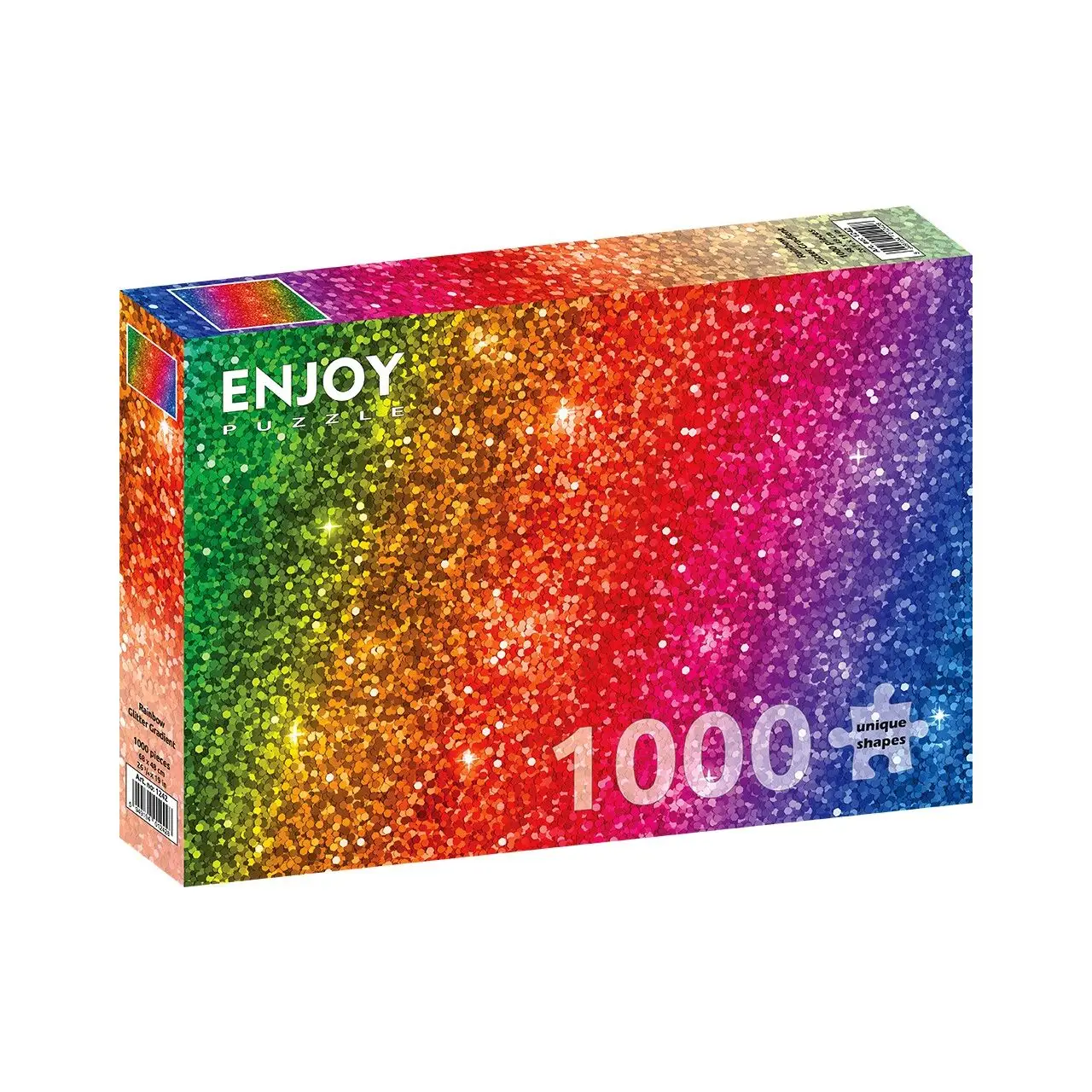 Gradient Glitter Puzzle Rainbow