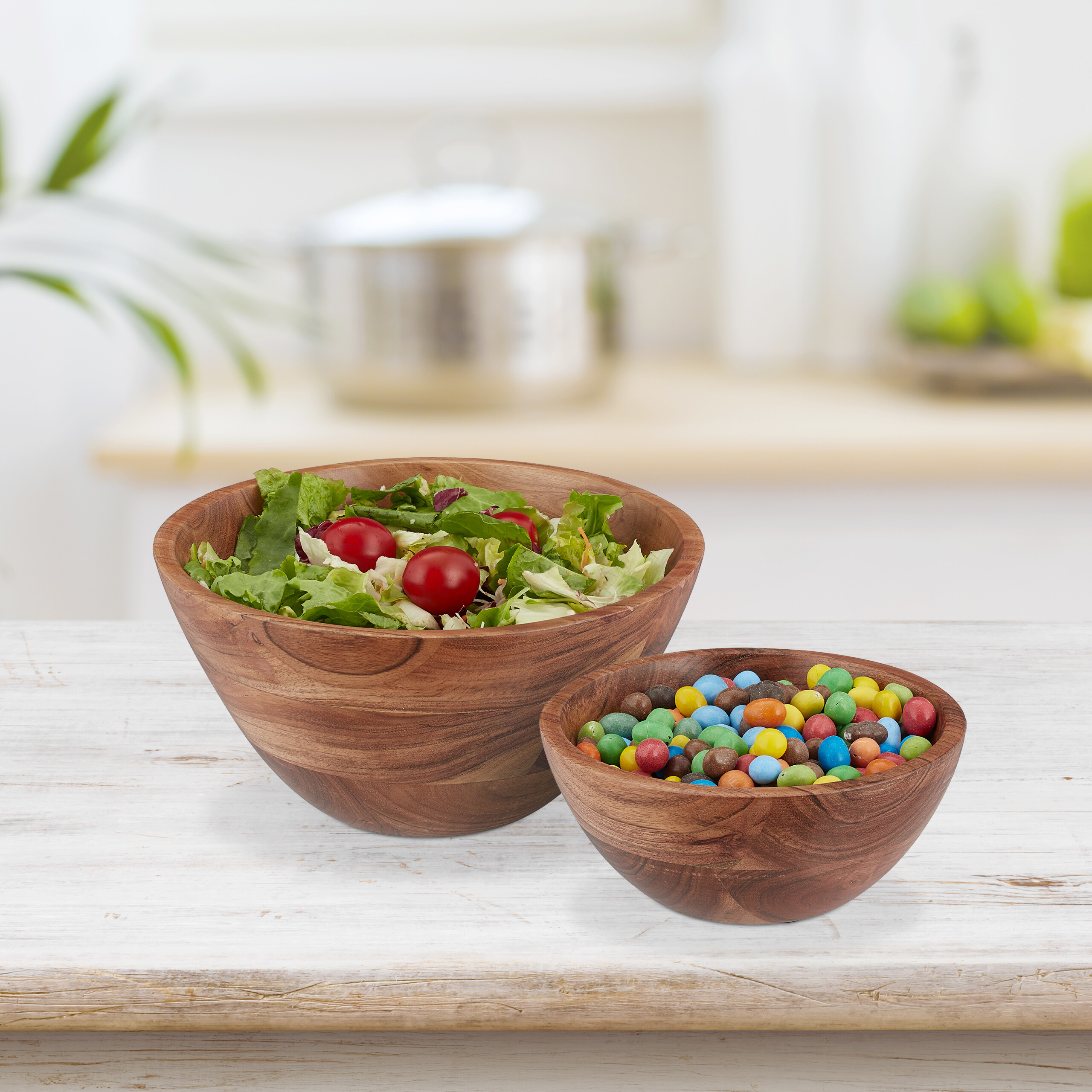 Salatschüssel 2er Set Akazienholz kaufen