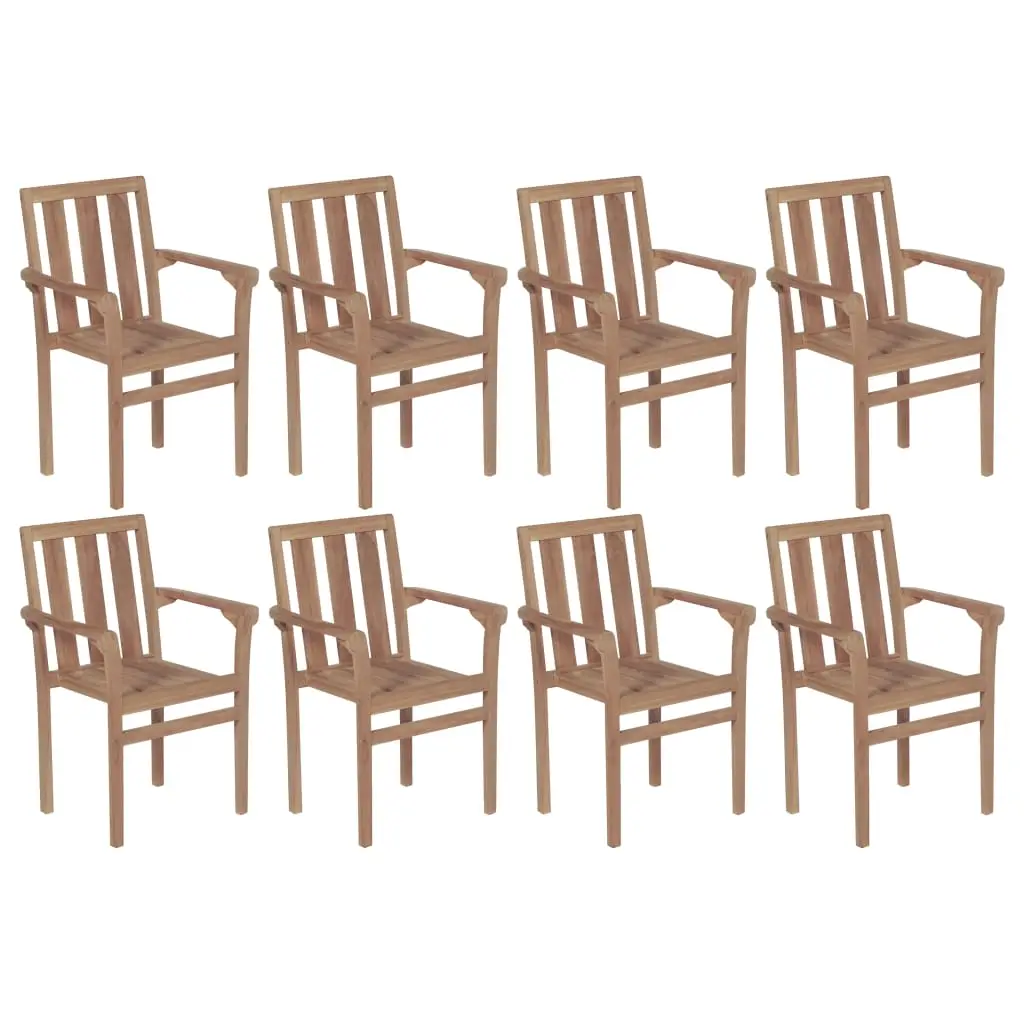 Stapelbarer Stuhl (8er Set)