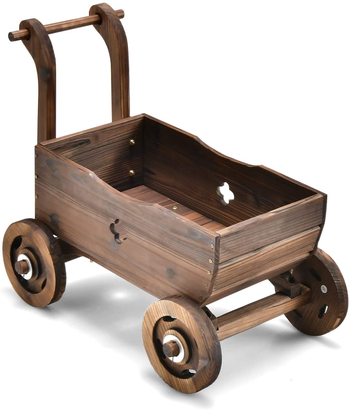 Tecnokit Pflanzwagen Mit Industrierädern – Verschiedene Größen, Stahlgestell, Max. 120 Kg Tragkraft, Für Innen & Außen (Farbe: Aluminium)