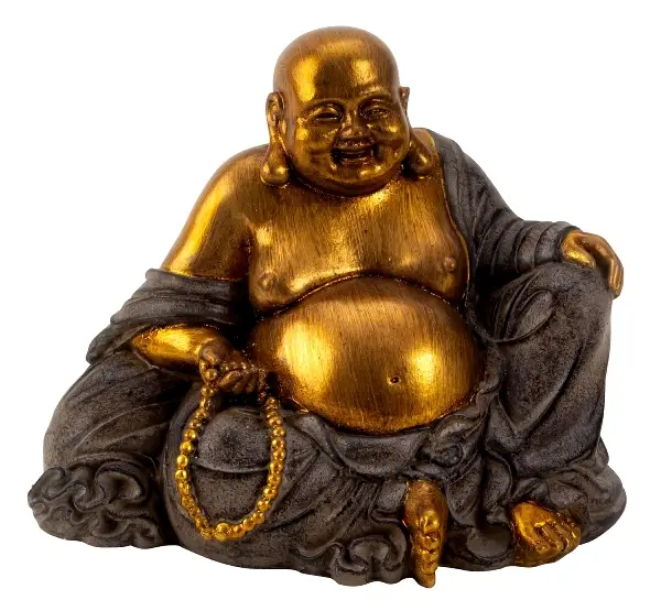 Buddha dicker Lachender