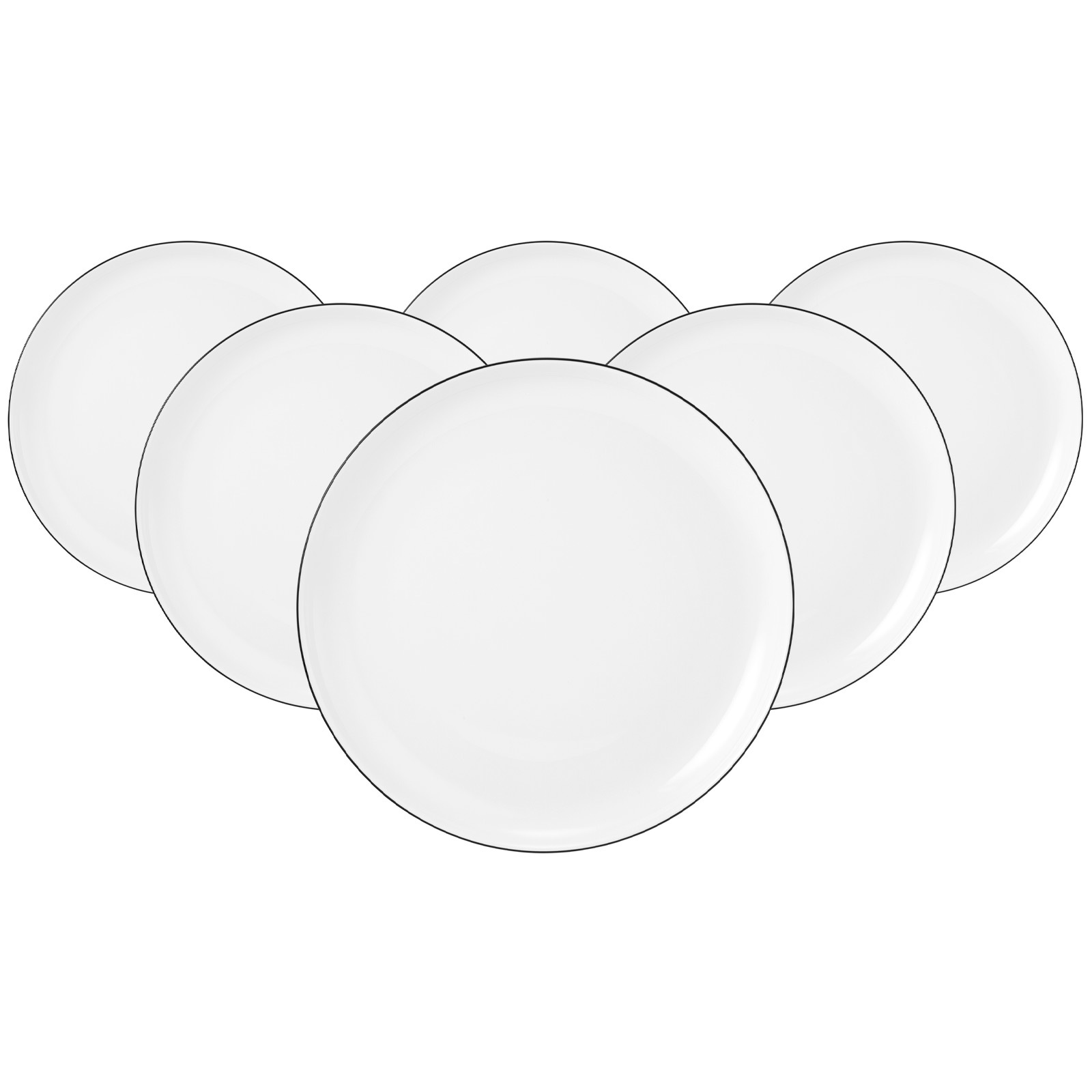 Frühstücksteller Lido Black Line 6er Set kaufen | home24
