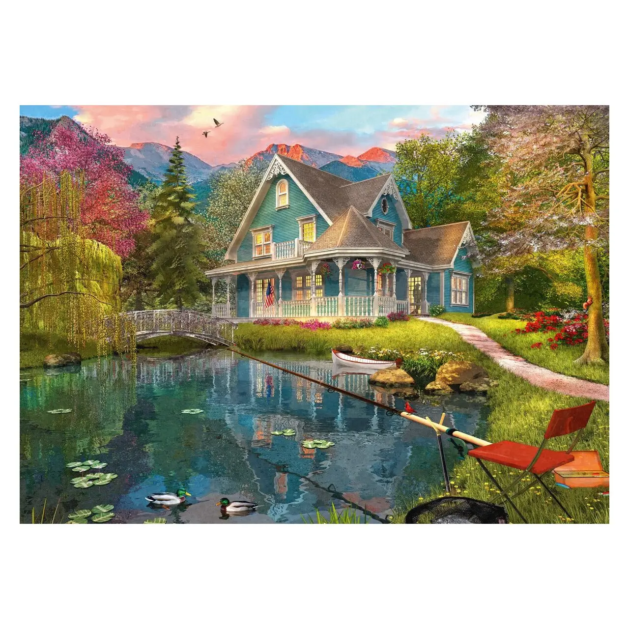 Puzzle Lakeside Retirement Home 1000