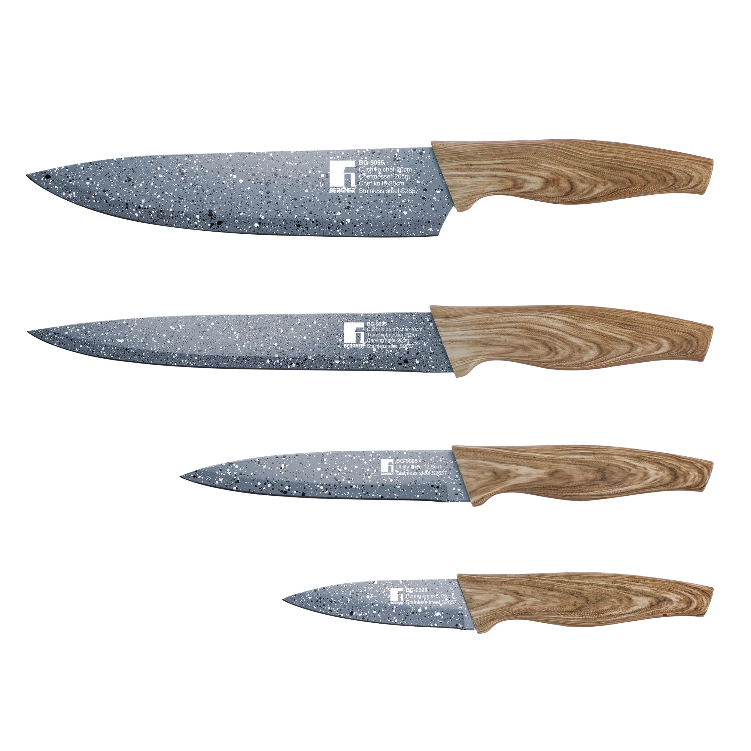 (4-teilig) Messer-Set Natural