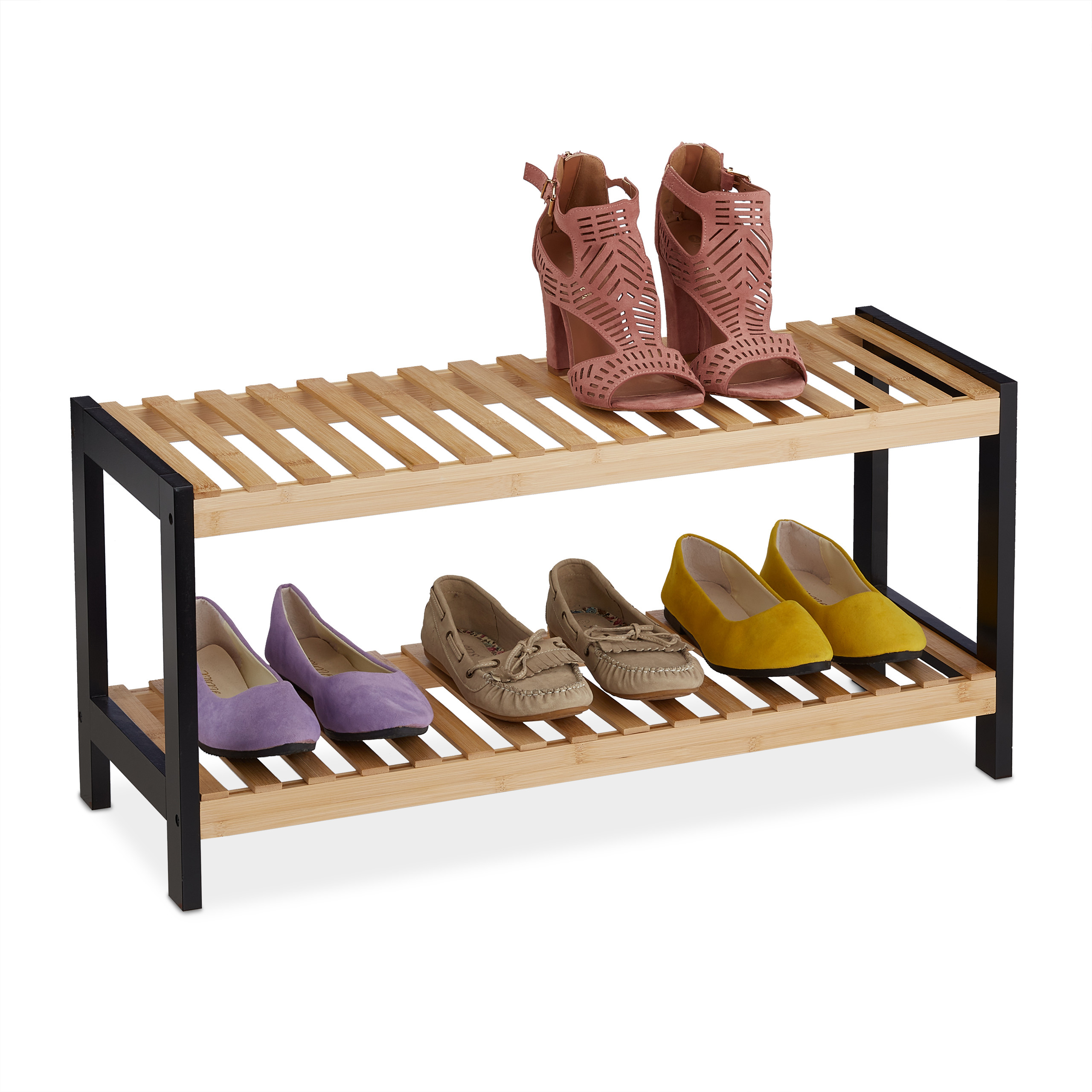 Schuhregal mit 2 Ebenen kaufen | home24