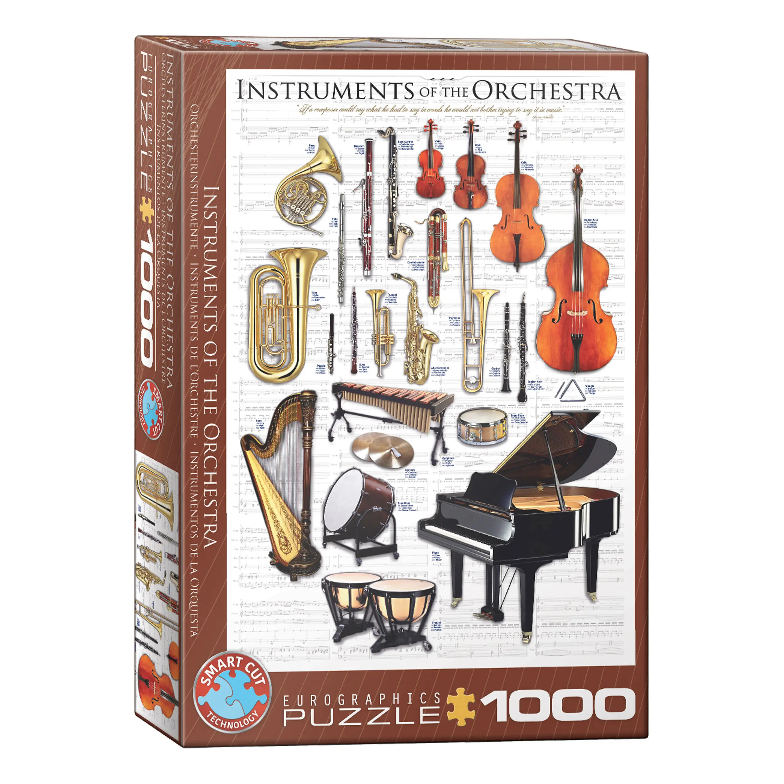 Puzzle Instrumente des Orchesters