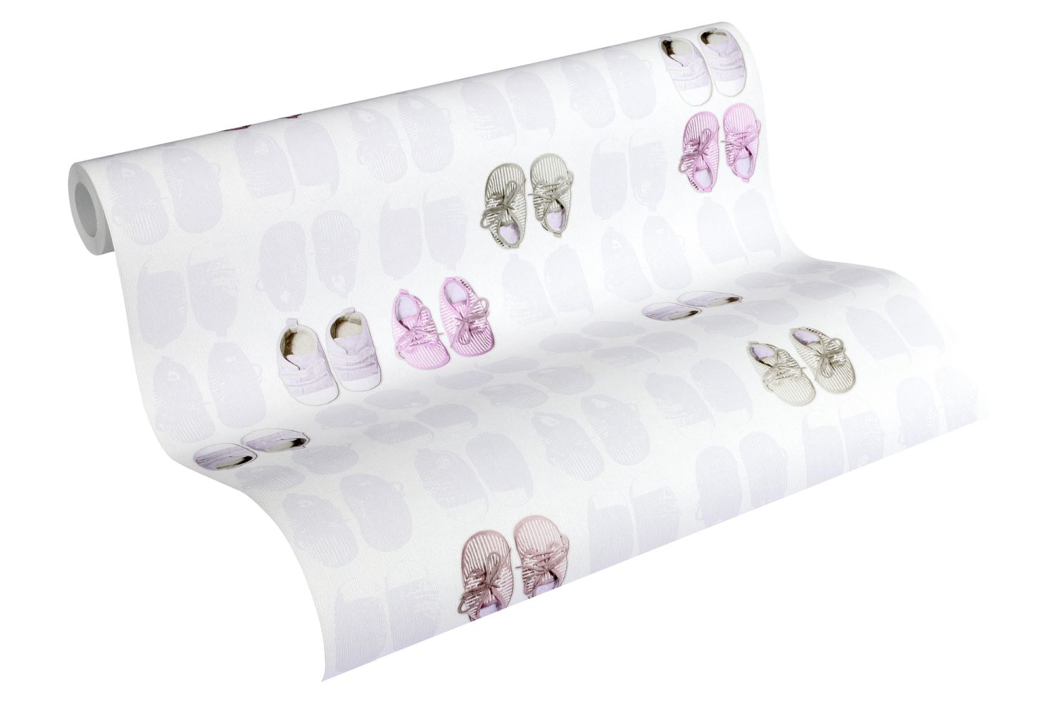 Papier Peint "Farandole de Chaussons" | Je commande ! | home24