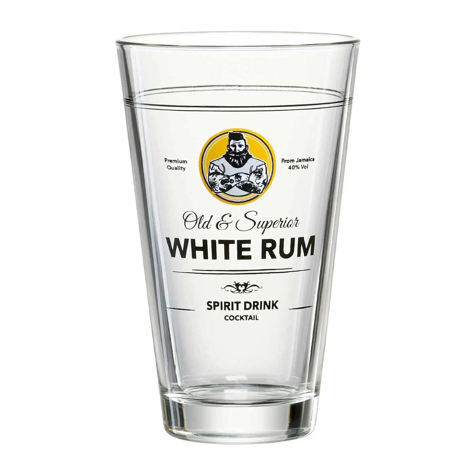 Rum Becher SPIRITS White