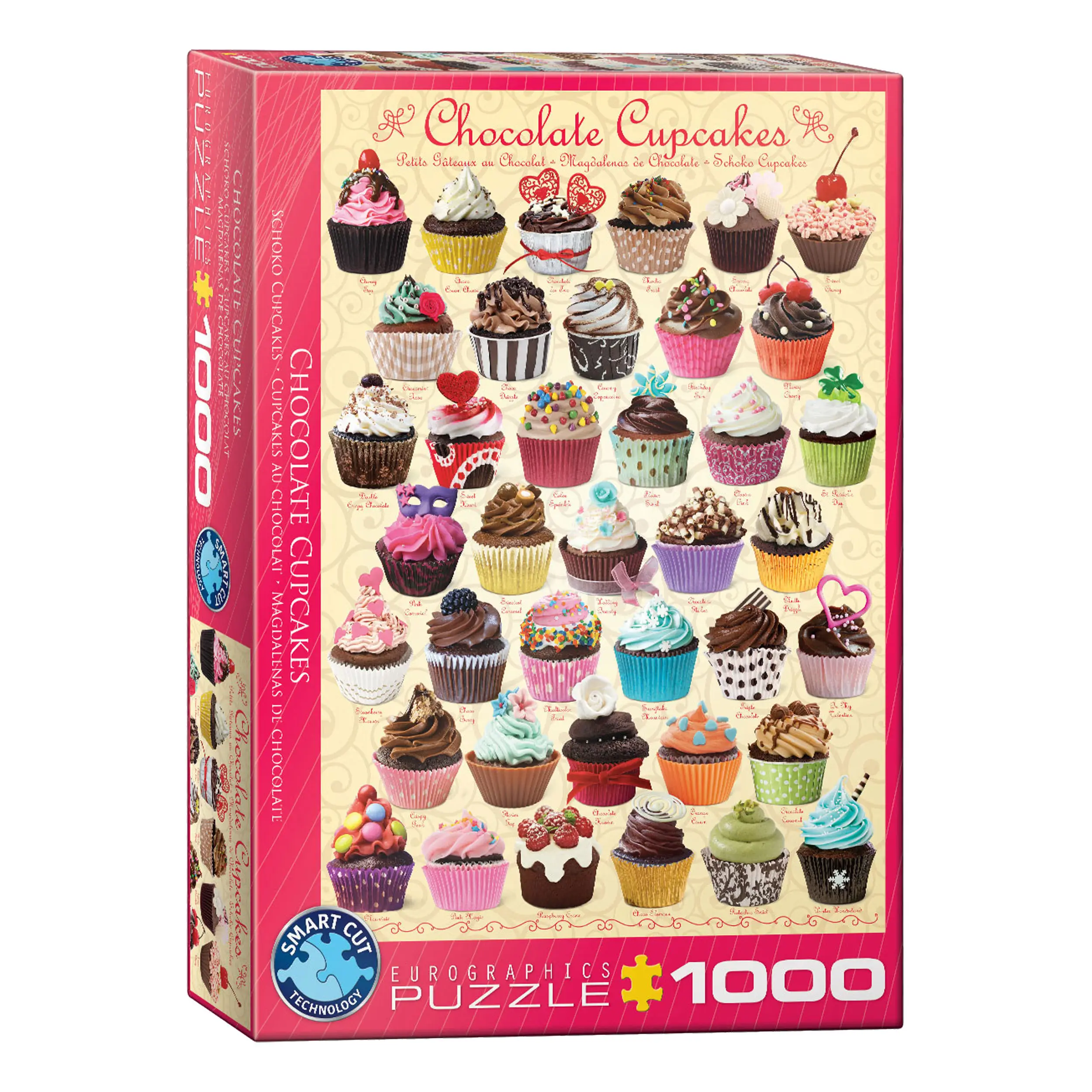 Puzzle Schokoladen Cupcakes Teile 1000