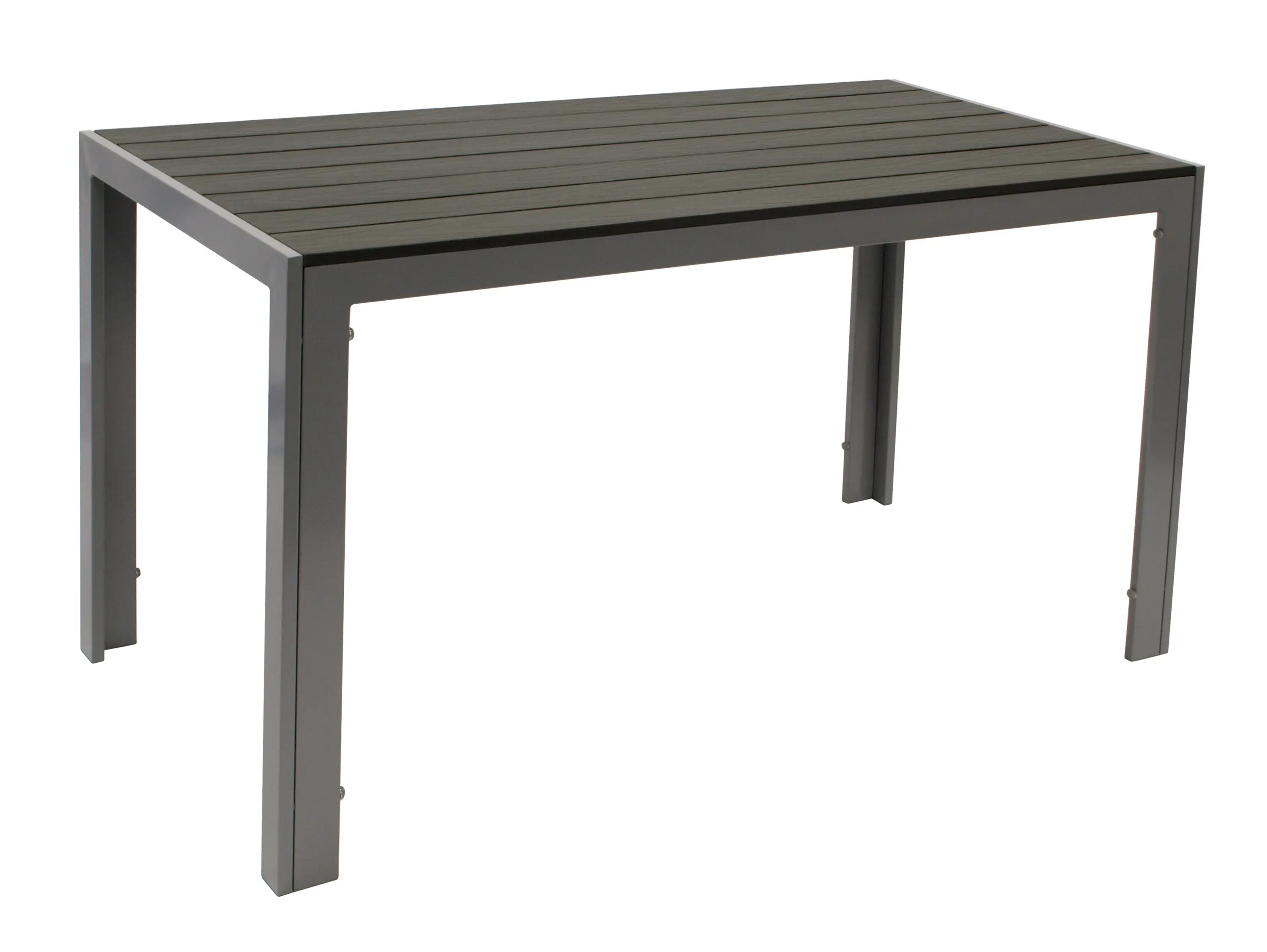 Tisch SORANO 125x70cm, Alu + Kunstholz
