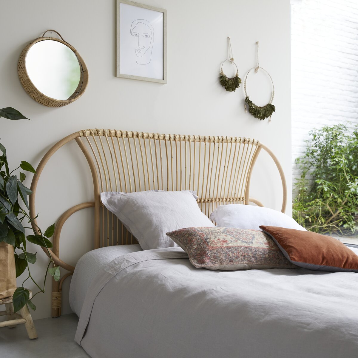 Colette rattan headboard hotsell