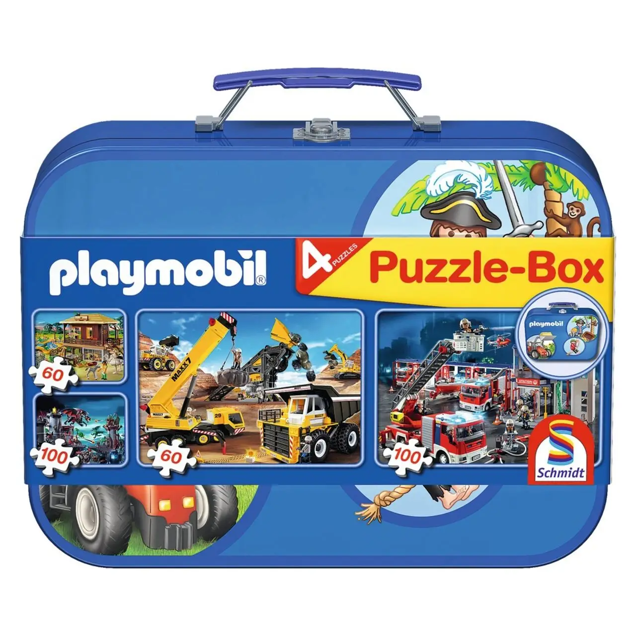Puzzle Playmobil Metallbox